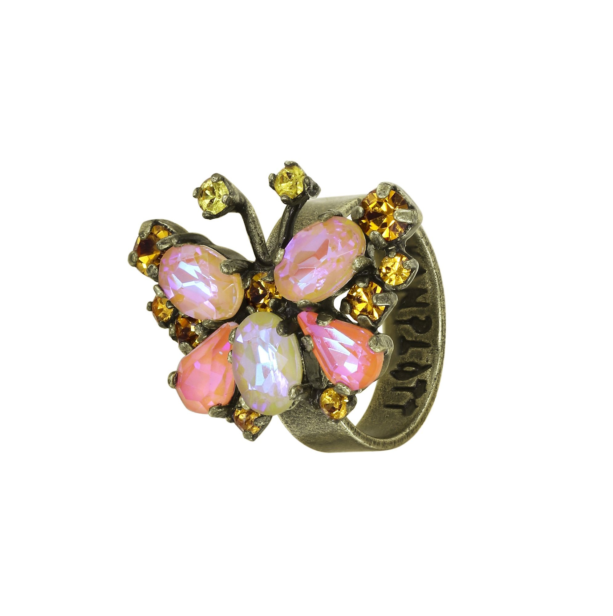 image pour Manchette d'oreille Butterfly Dance Jaune / Orange  size S