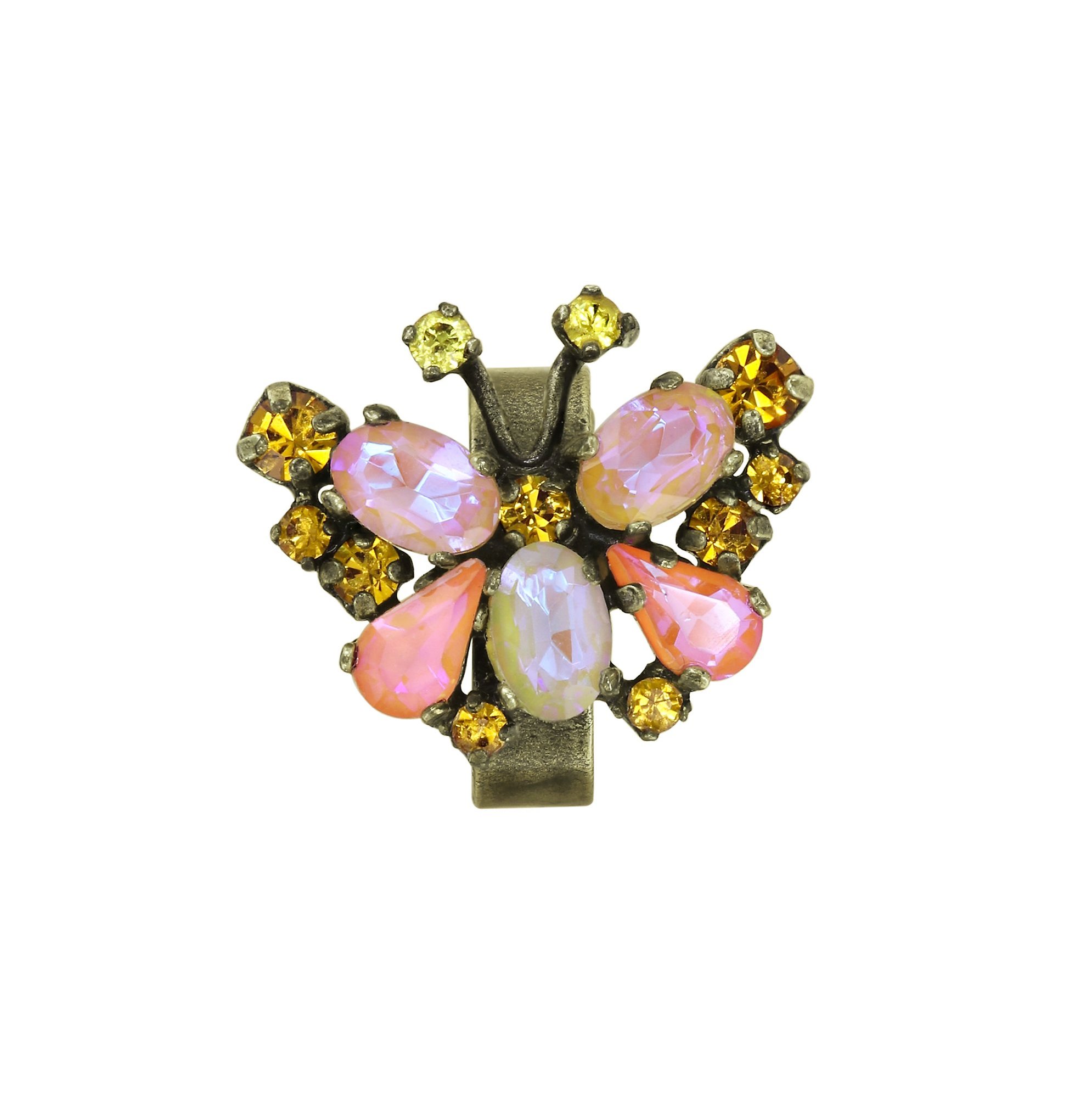 image pour Manchette d'oreille Butterfly Dance Jaune / Orange  size S