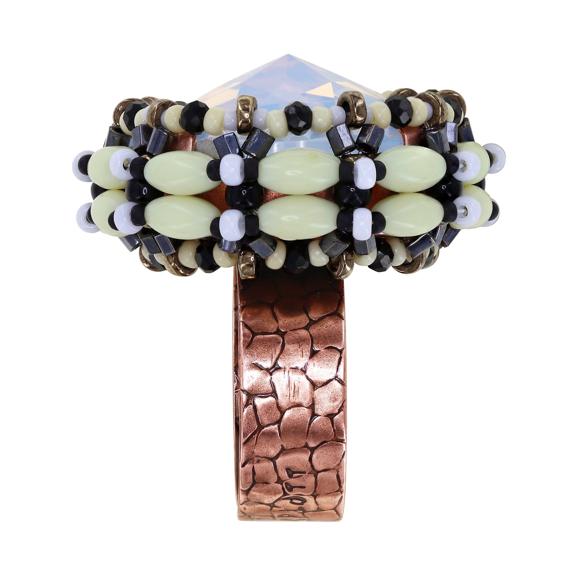 image for Ring African Kiss Black / White  size XL