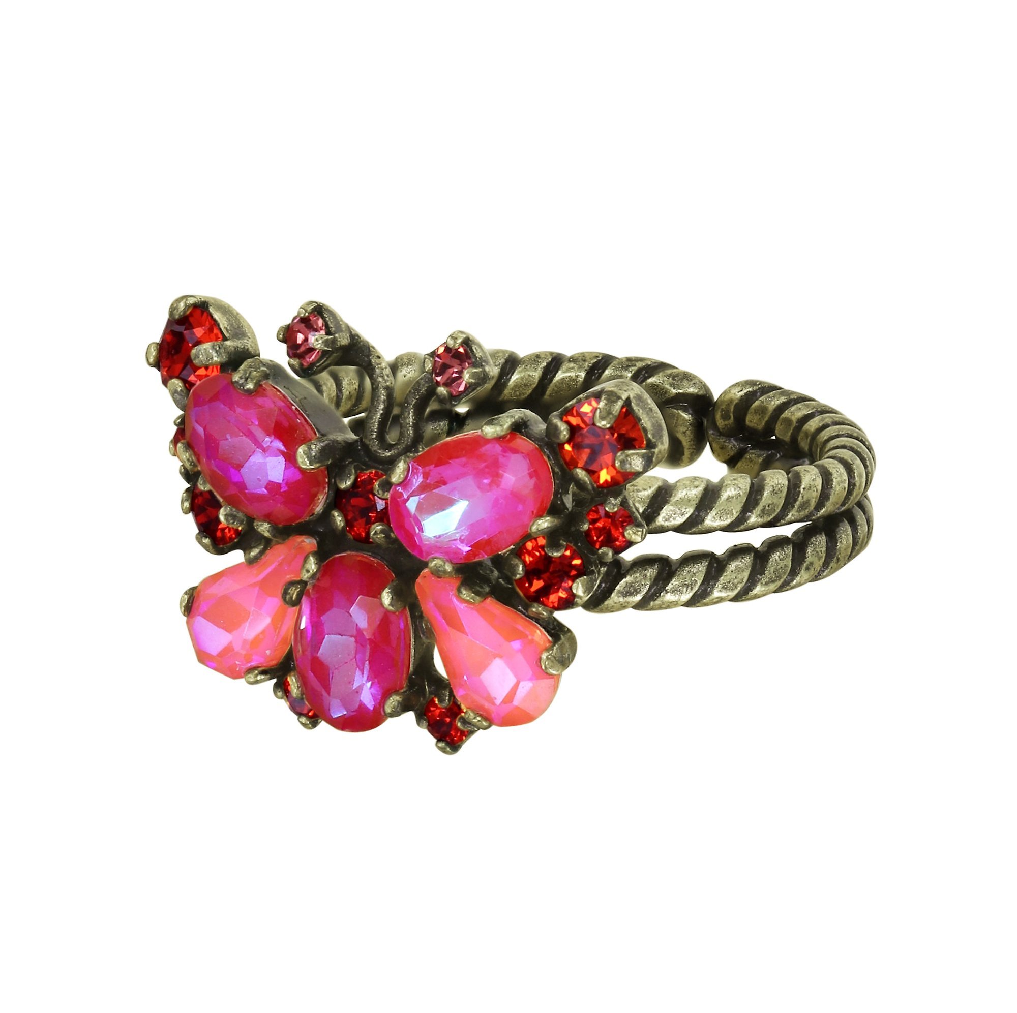 image pour Anneau Butterfly Dance Rouge  size S