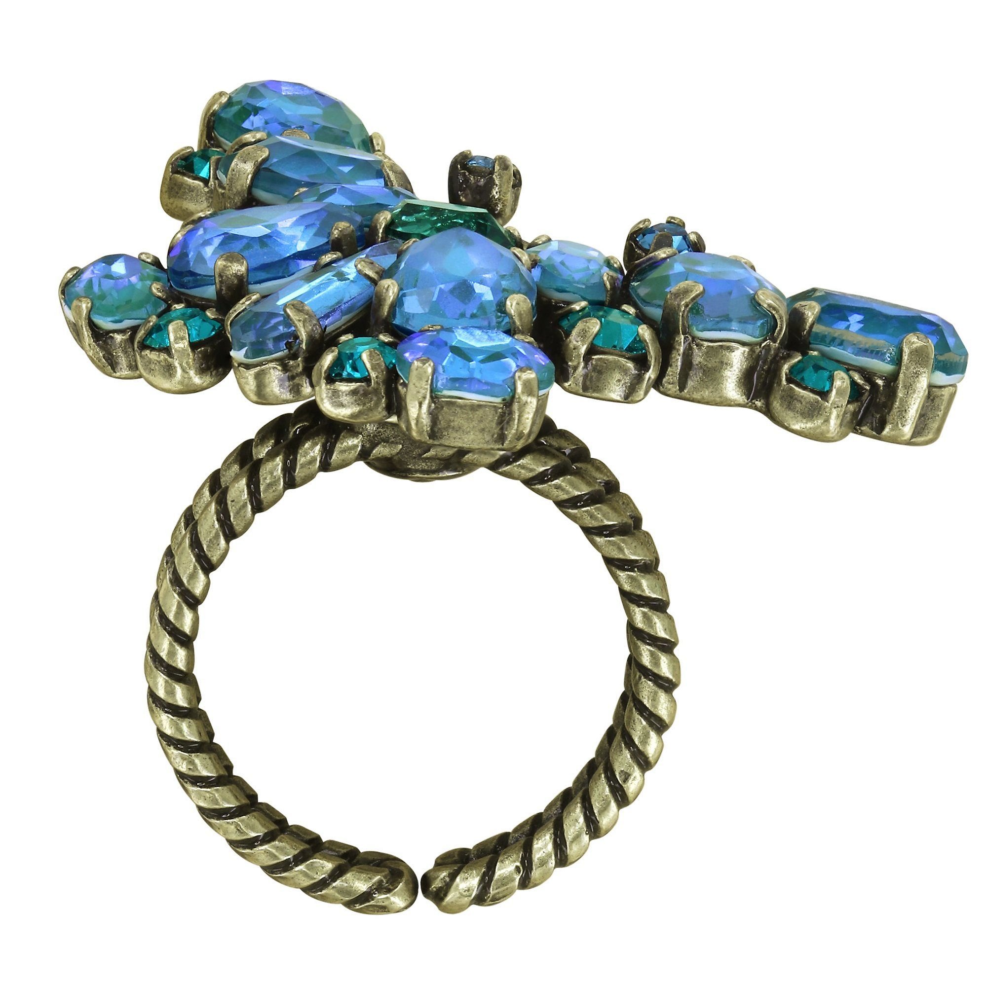 image pour Anneau Butterfly Dance Bleu  size L