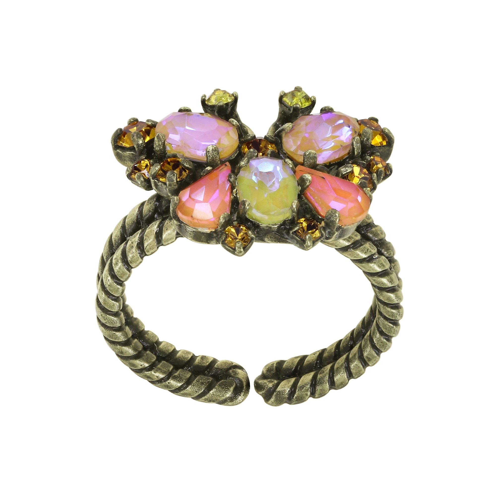 Bild für Ring Butterfly Dance Gelb / Orange  Größe S