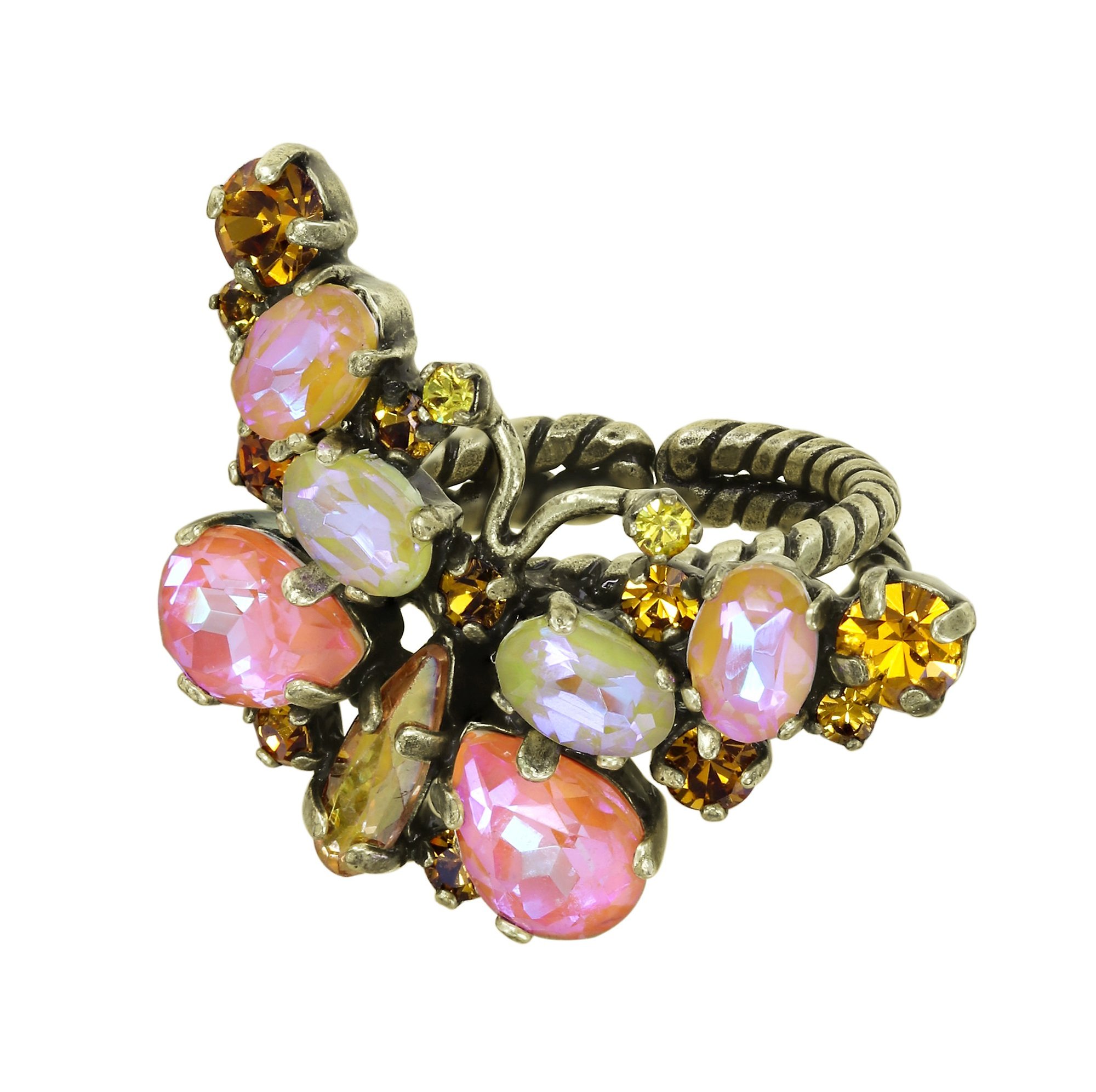 Bild für Ring Butterfly Dance Gelb / Orange  Größe M