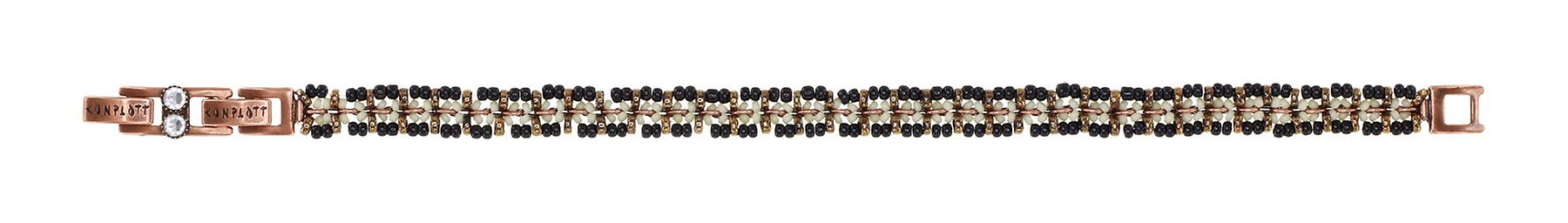 image pour Bracelet African Kiss Noir / Blanc  