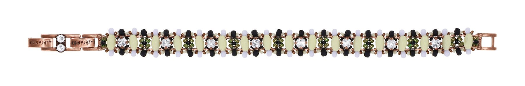 image for Bracelet African Kiss Black / White  