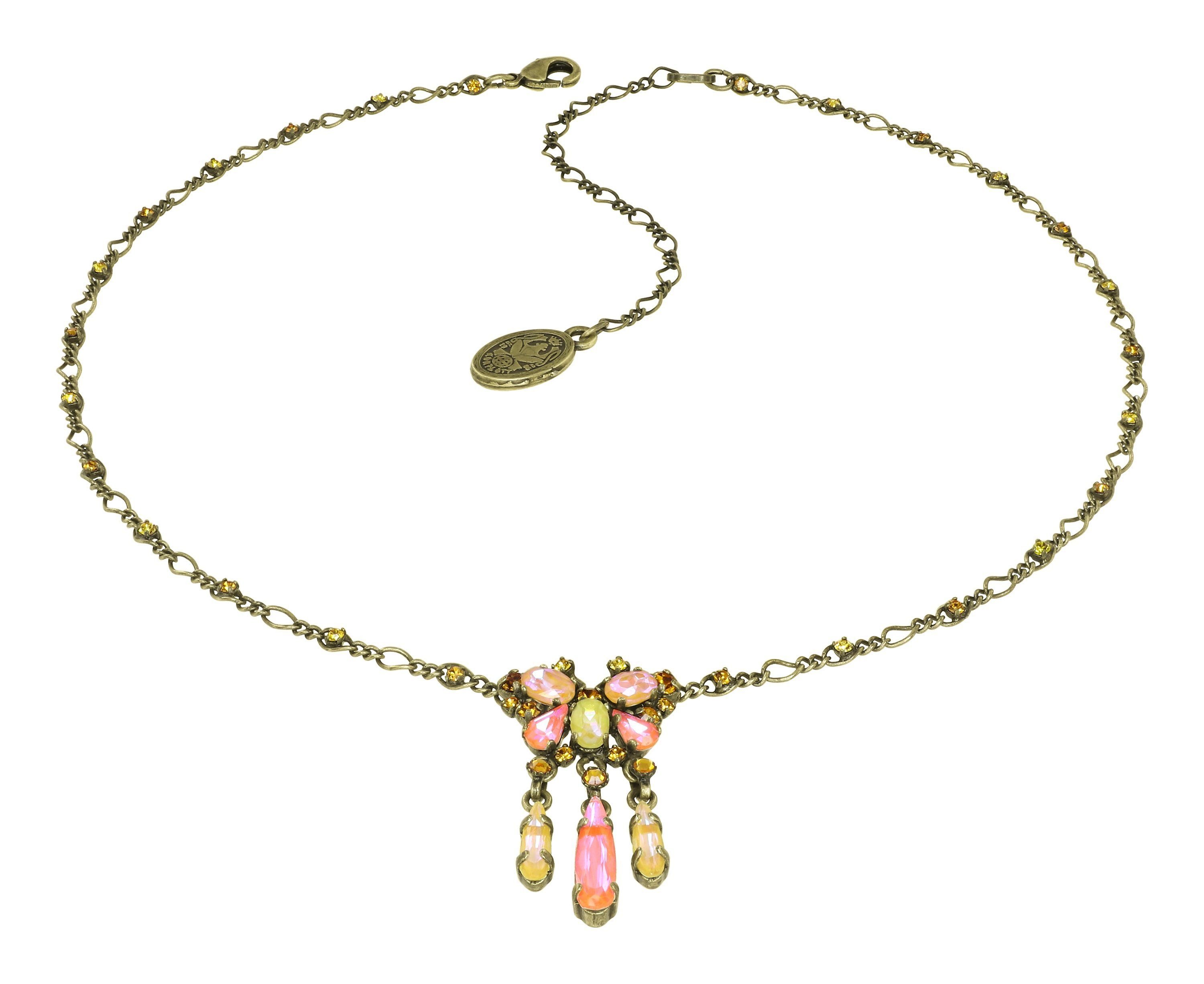 image for Necklace Butterfly Dance Yellow / Orange  size S