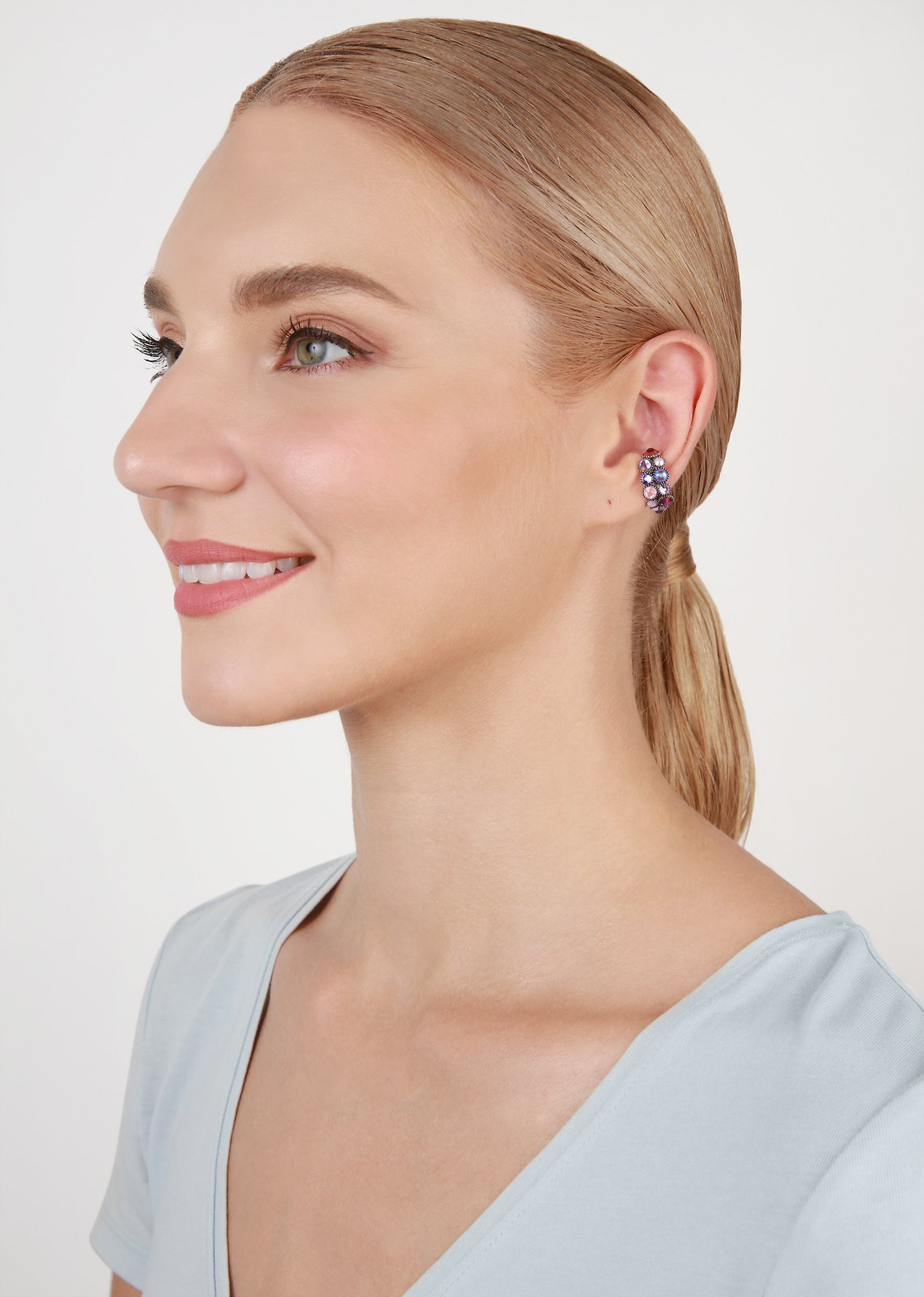image for Ear Cuff Water Cascade Lila  