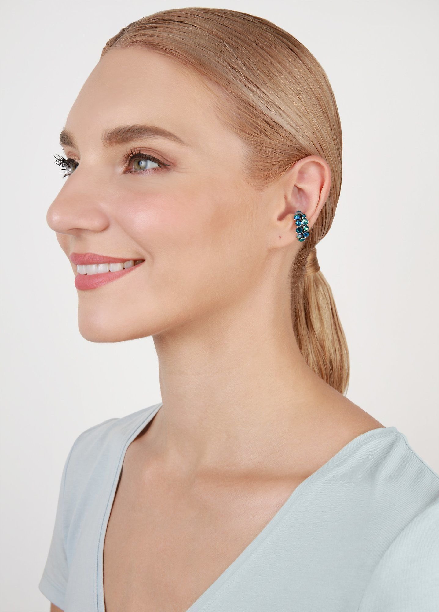 image pour Manchette d'oreille Water Cascade Bleu Foncé  