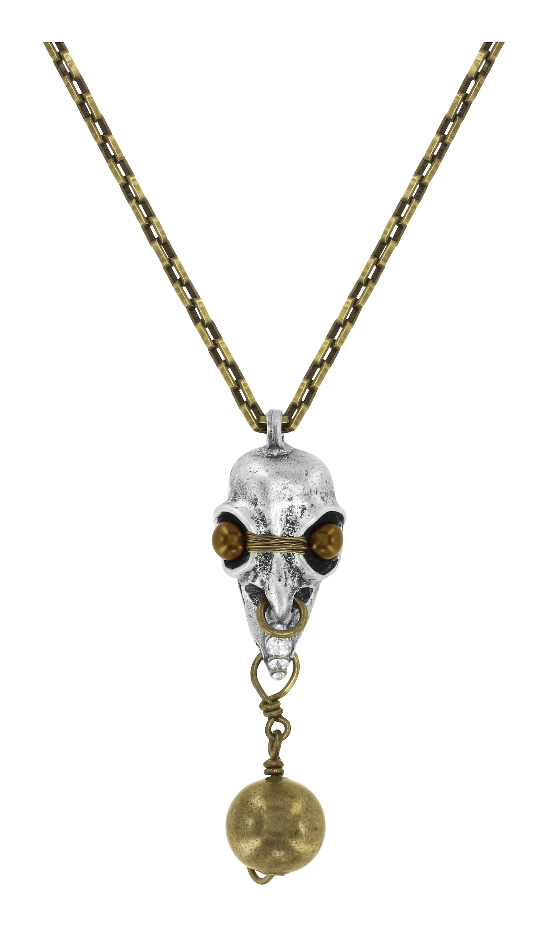 image for Necklace pendant (long) Spell on You Silver / Brass  