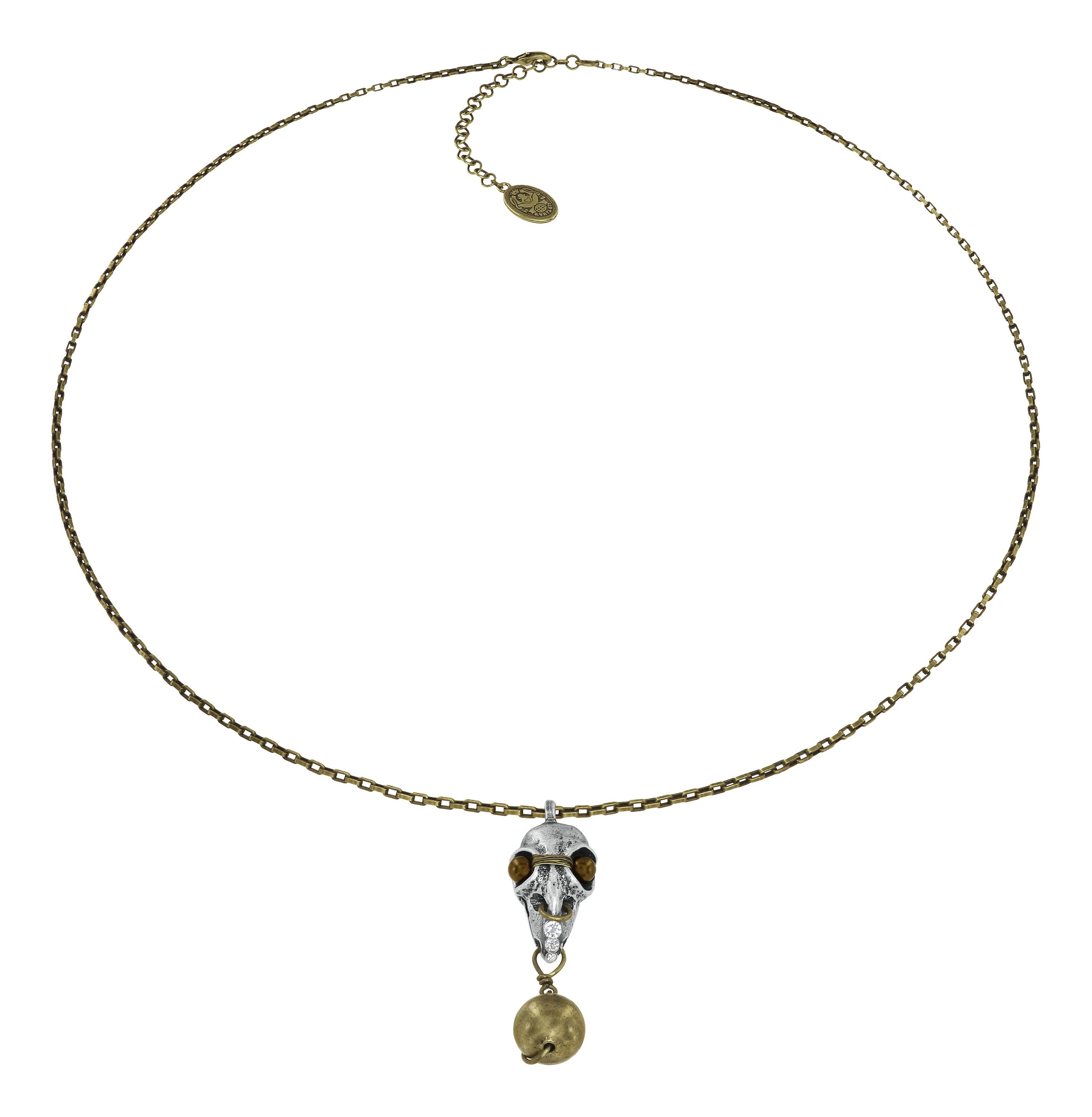 image for Necklace pendant (long) Spell on You Silver / Brass  