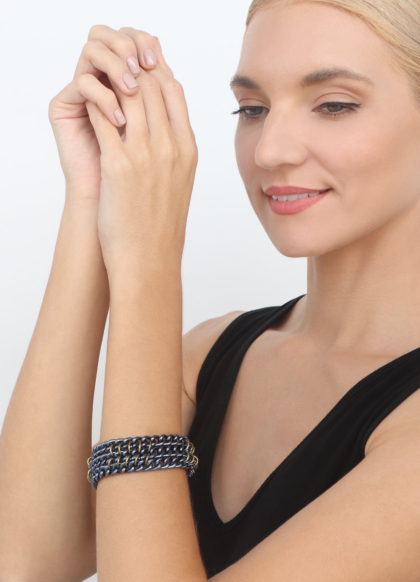 Bild für Armband Unchained Metallisch Blau  