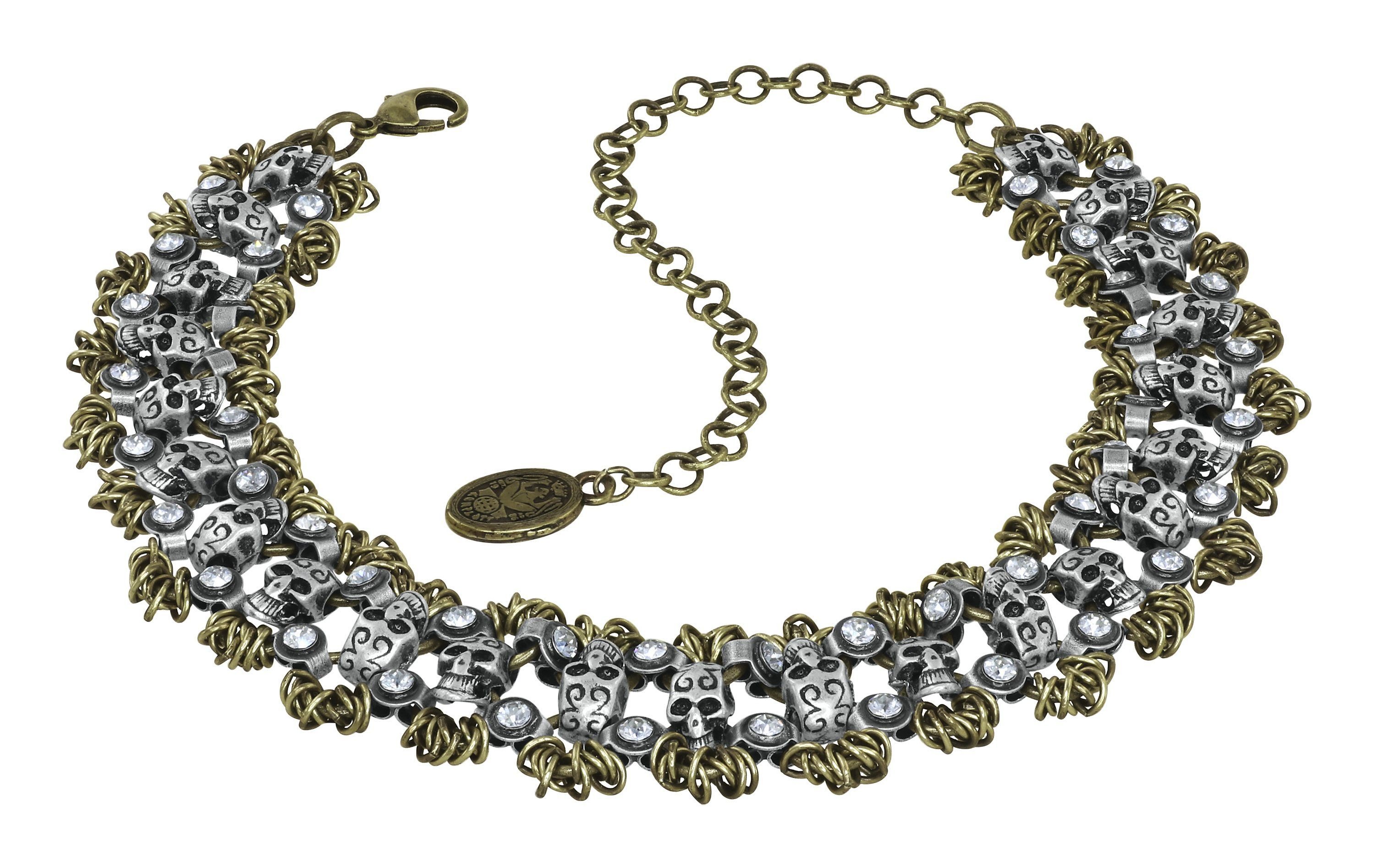 Bild für Choker Collier Spell on You Silber / Messing  