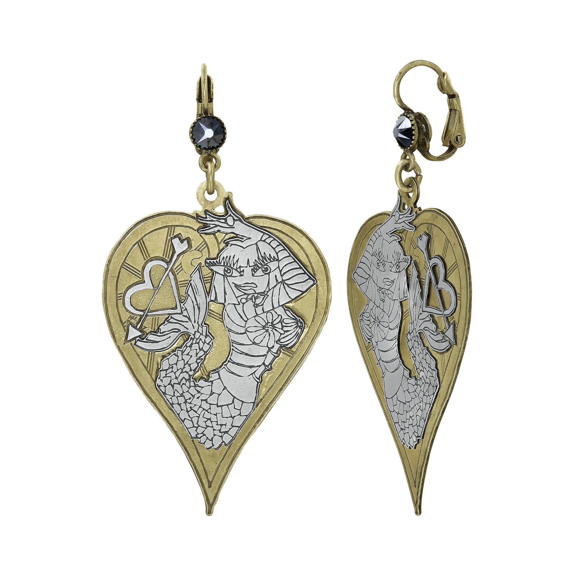 image pour Boucles d'oreilles Eurowire pendantes My Bonnie Is Over The Ocean Noir  