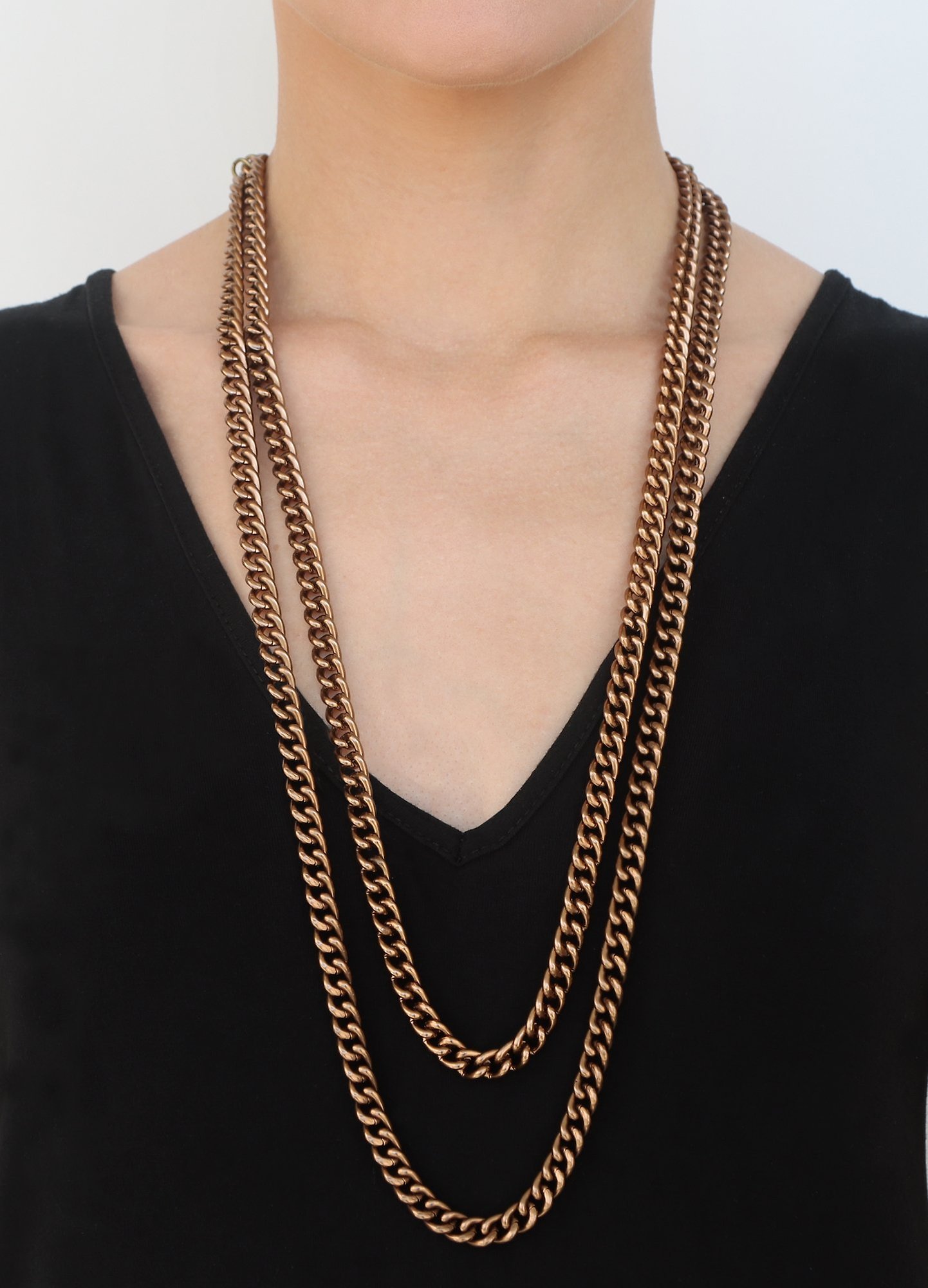 image pour Collier (long) Unchained Marron  