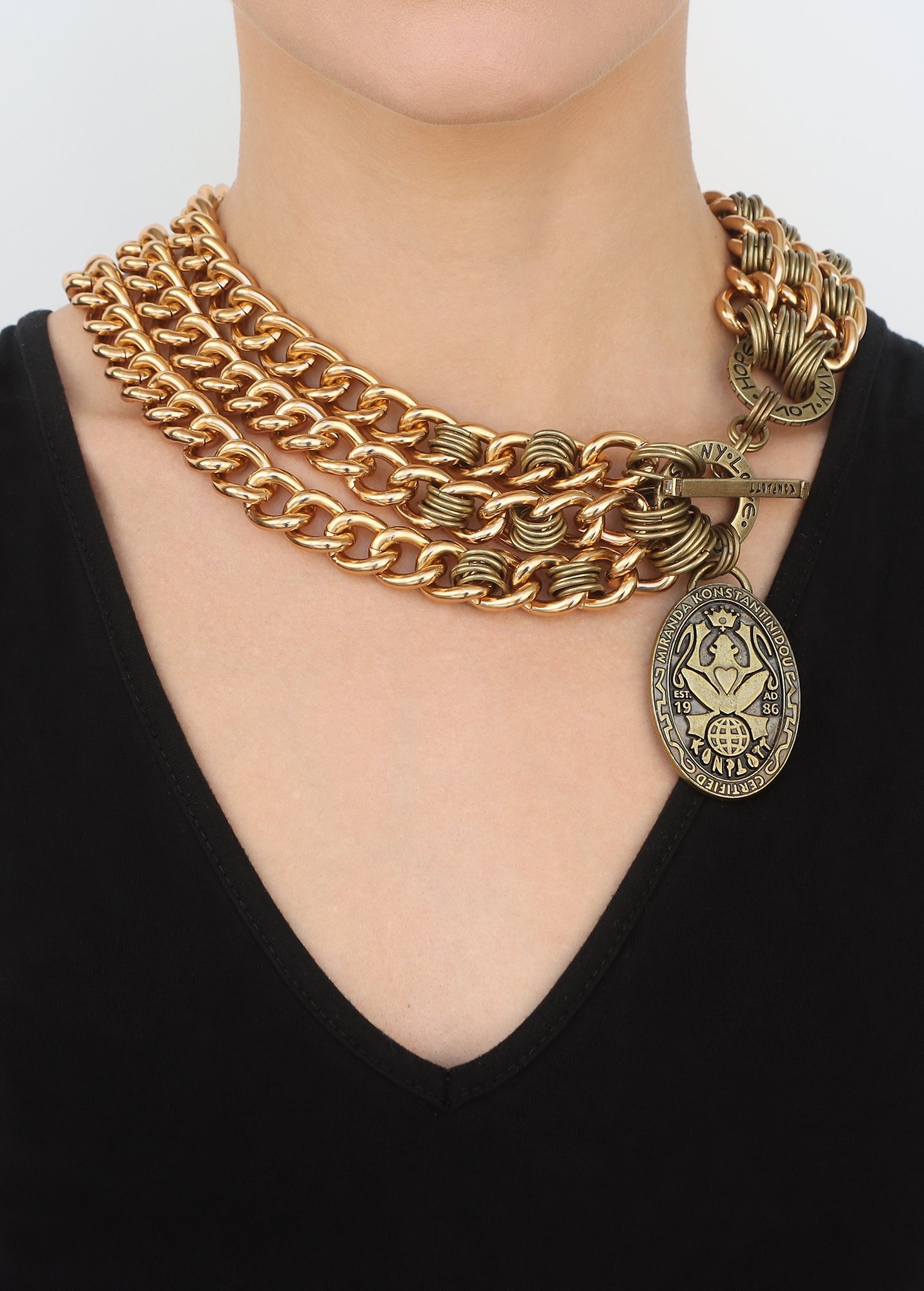 image for Necklace Collier Unchained Gold  