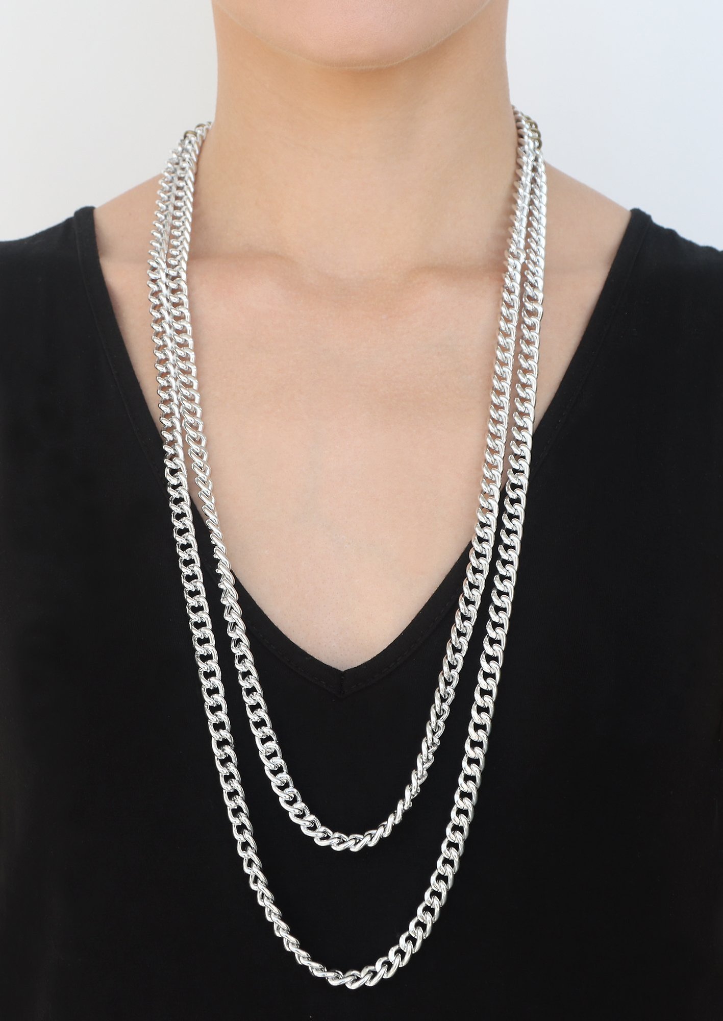 image pour Collier (long) Unchained Argent  