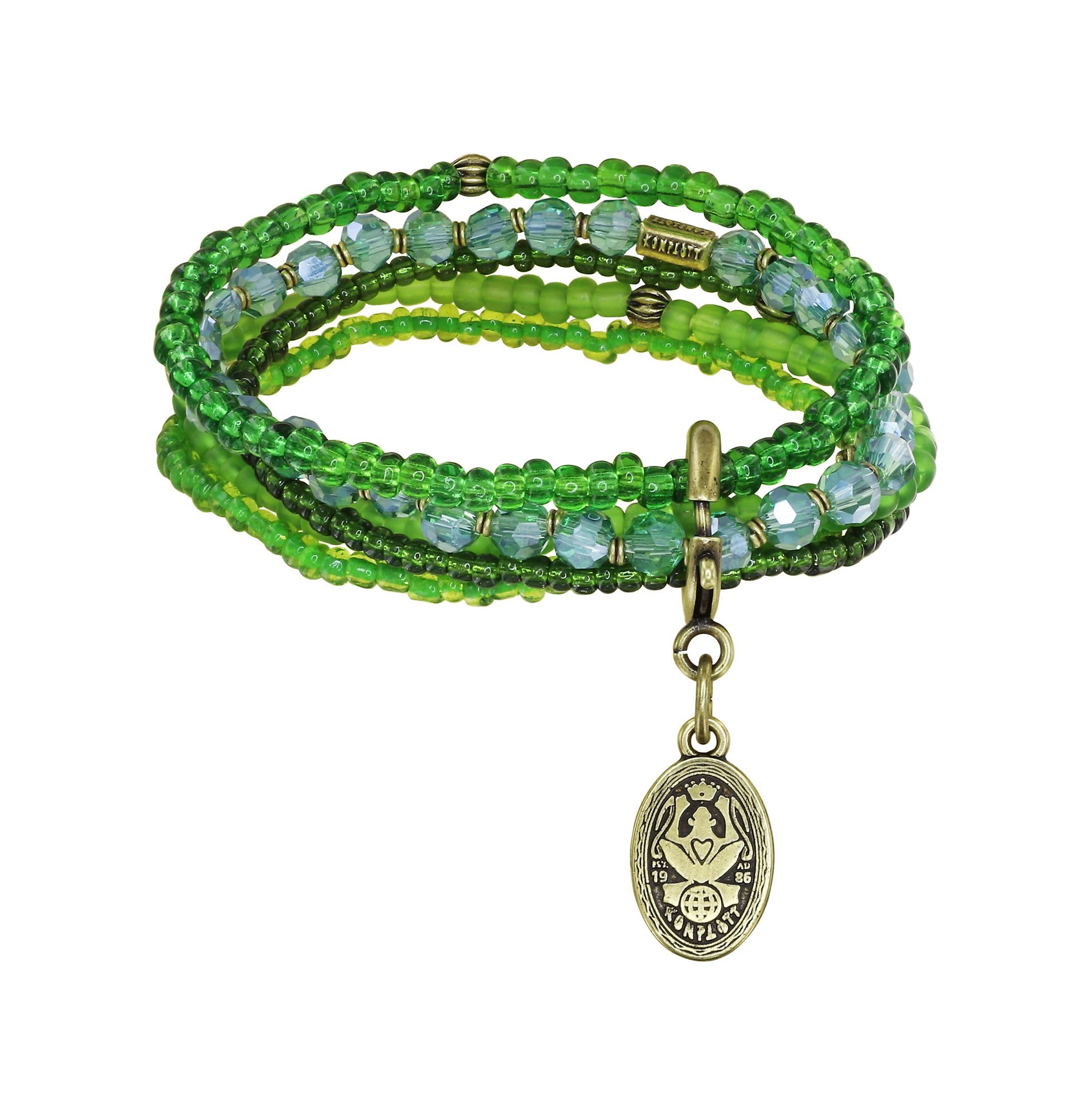 Bild für Armband elastisch Petit Glamour d´Afrique Grün  