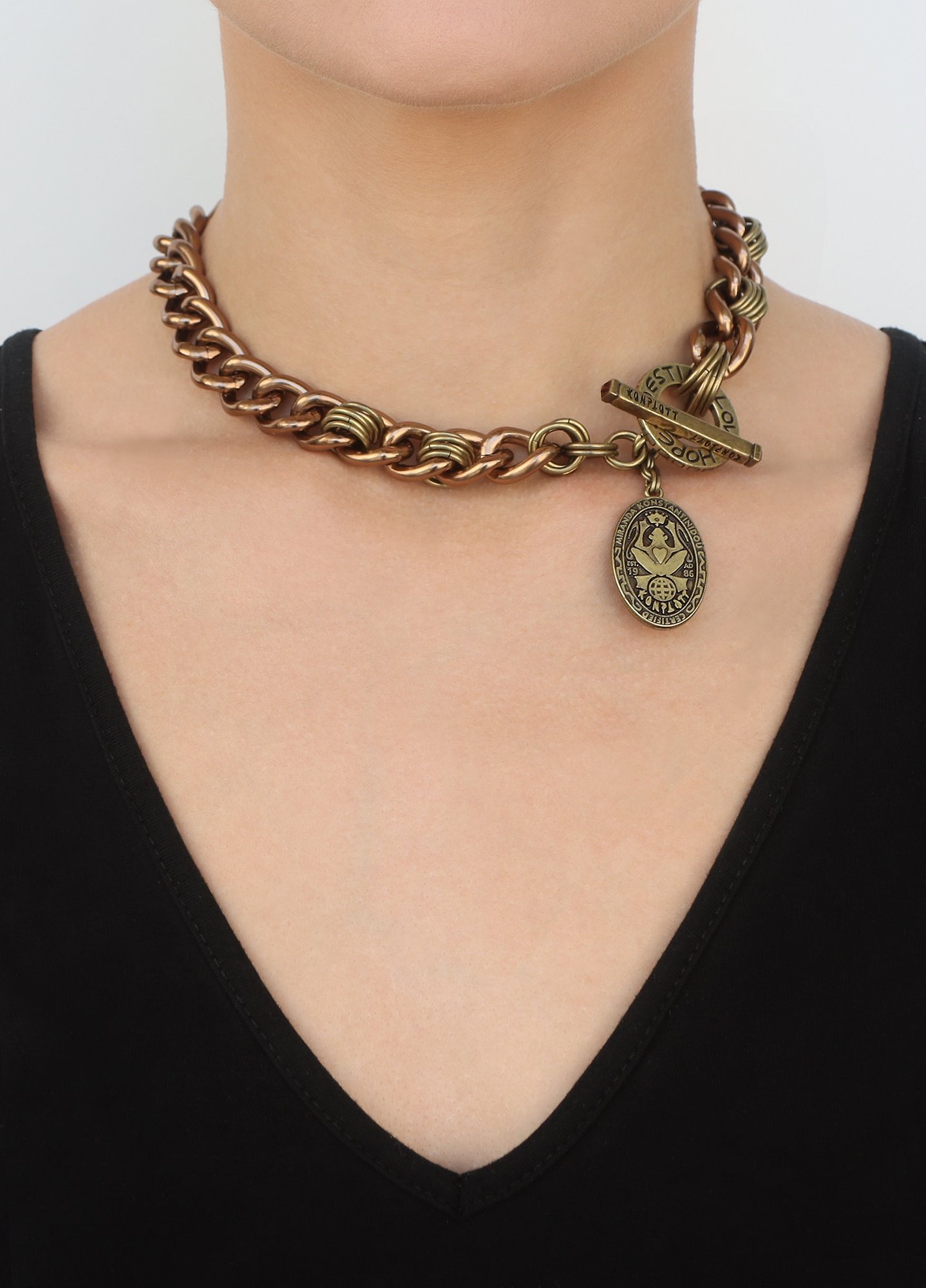 image for Necklace Unchained Brown  