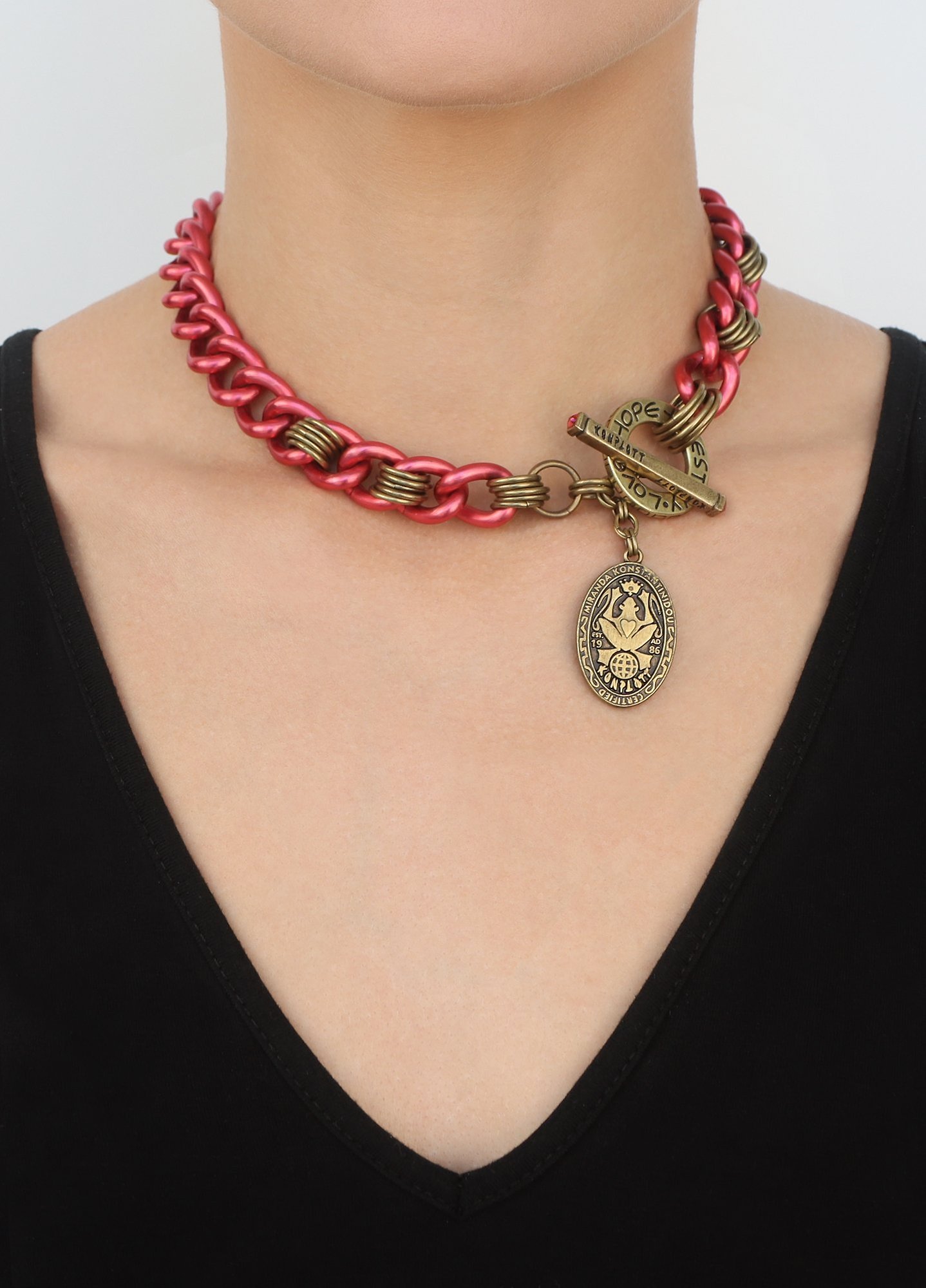 image for Necklace Unchained Red  