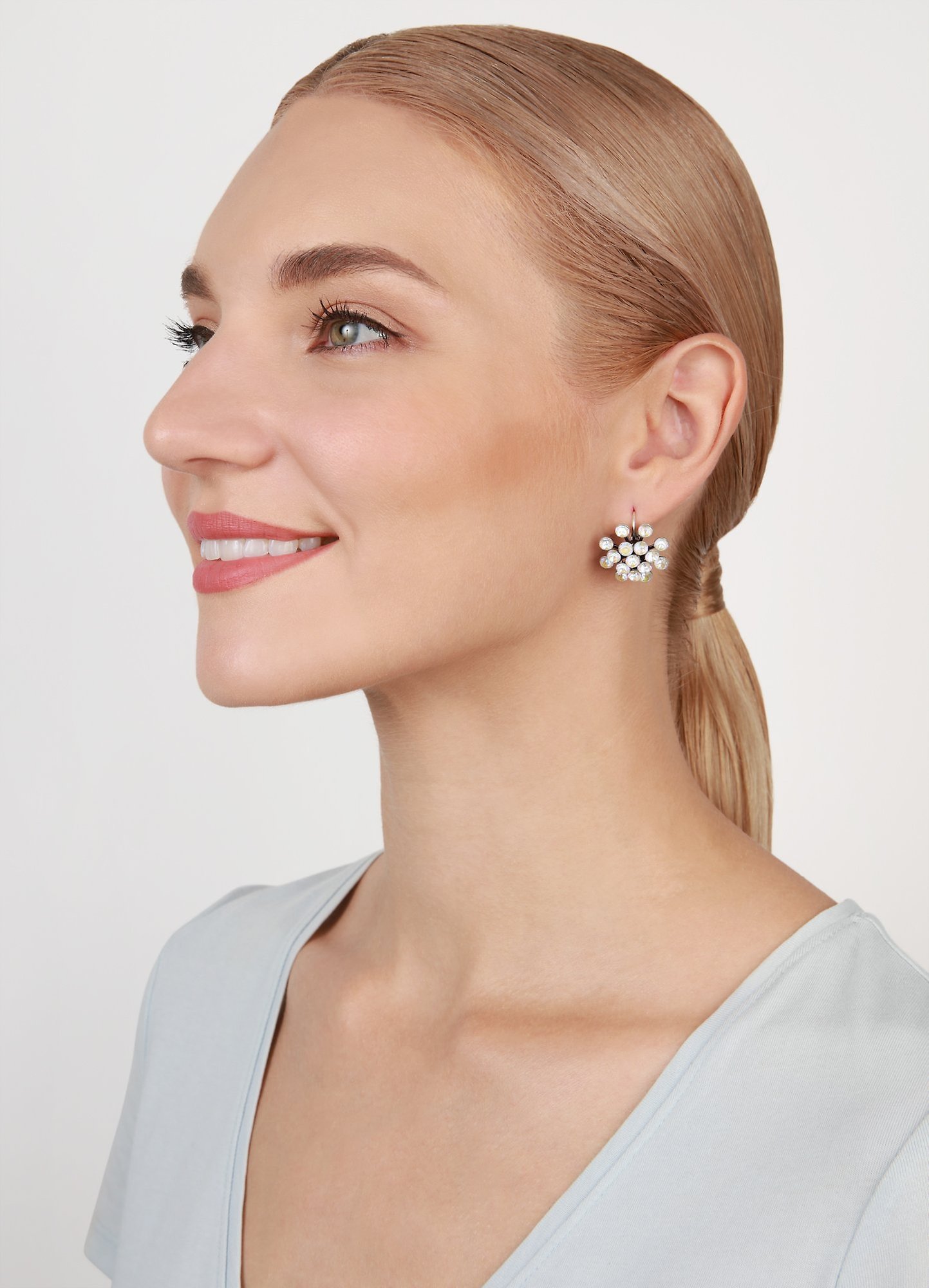 image pour Boucles d'oreilles Eurowire Magic Fireball Blanc  Classic Size (21mm Ø)