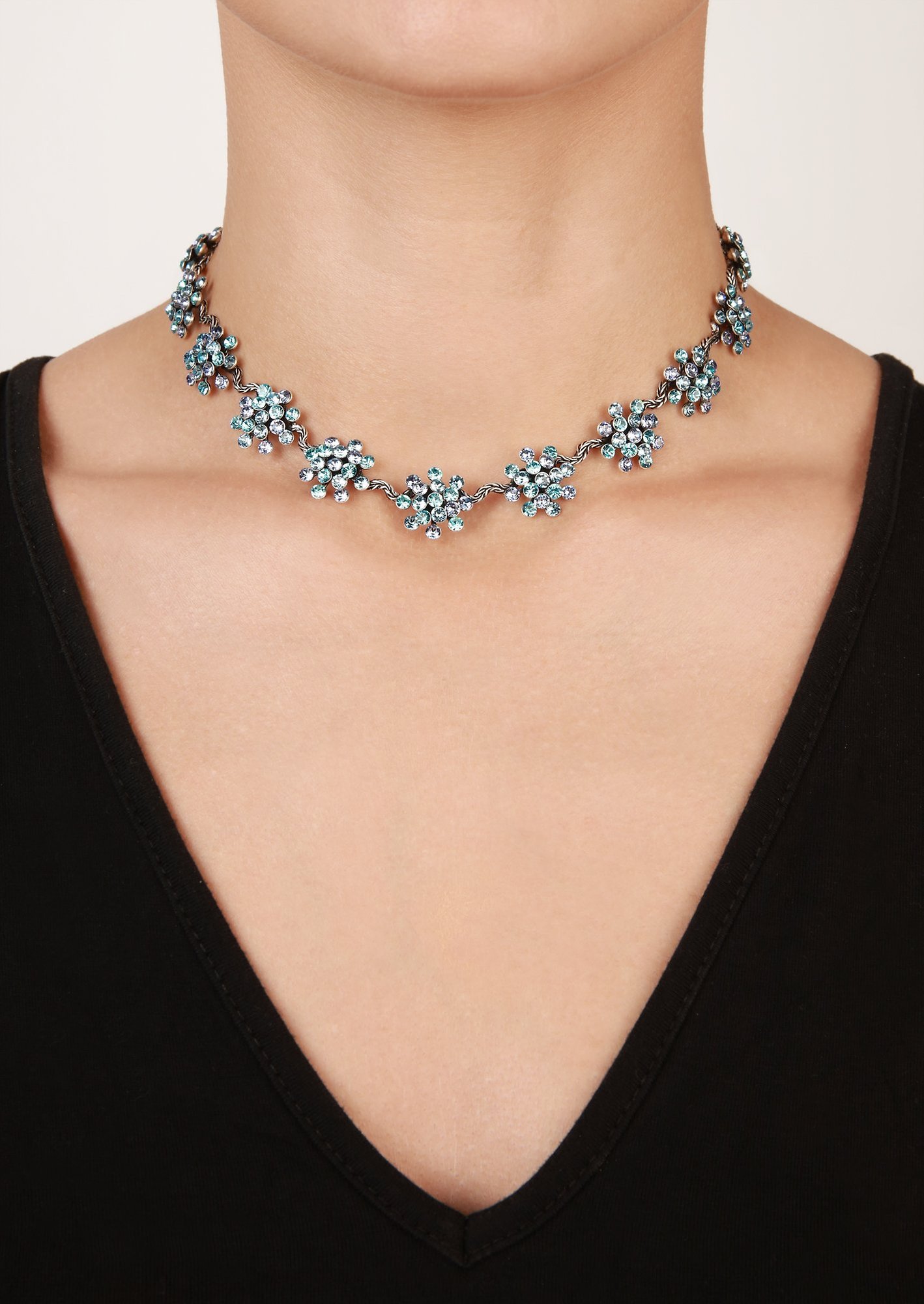 Bild für Halskette Collier Magic Fireball Blau  mini