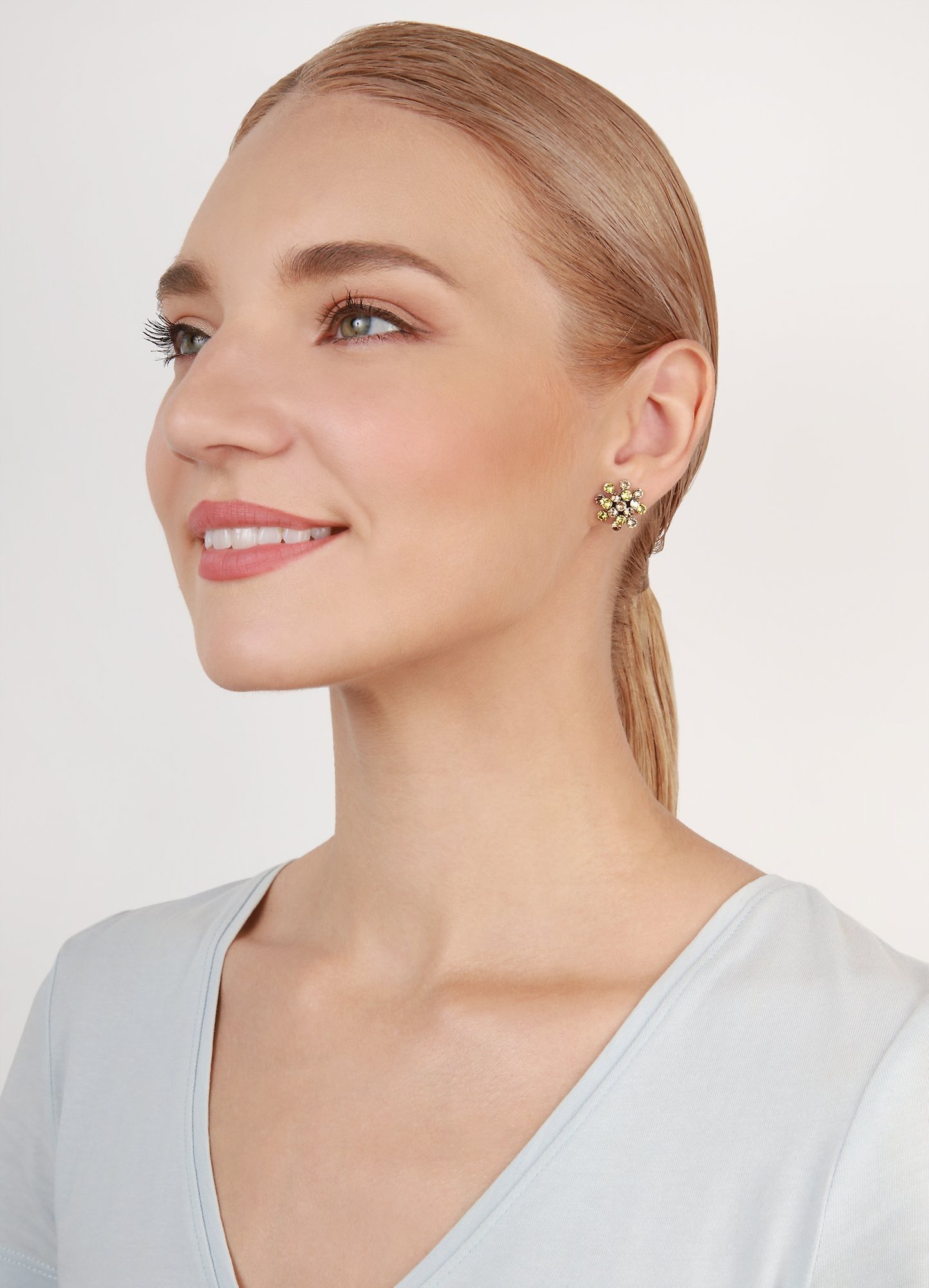 image pour Clou d'oreille Magic Fireball Jaune  mini