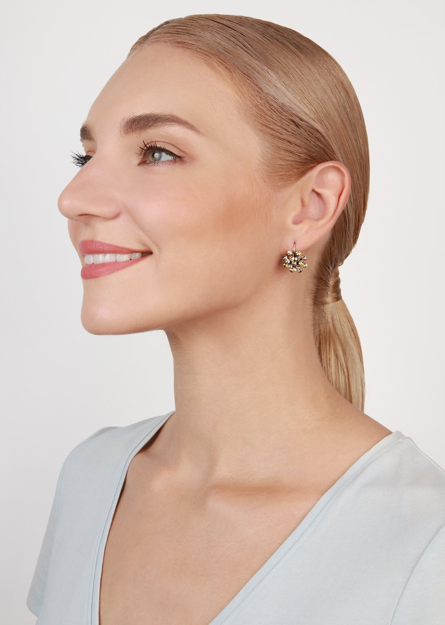 image pour Boucles d'oreilles Eurowire Magic Fireball Jaune  mini