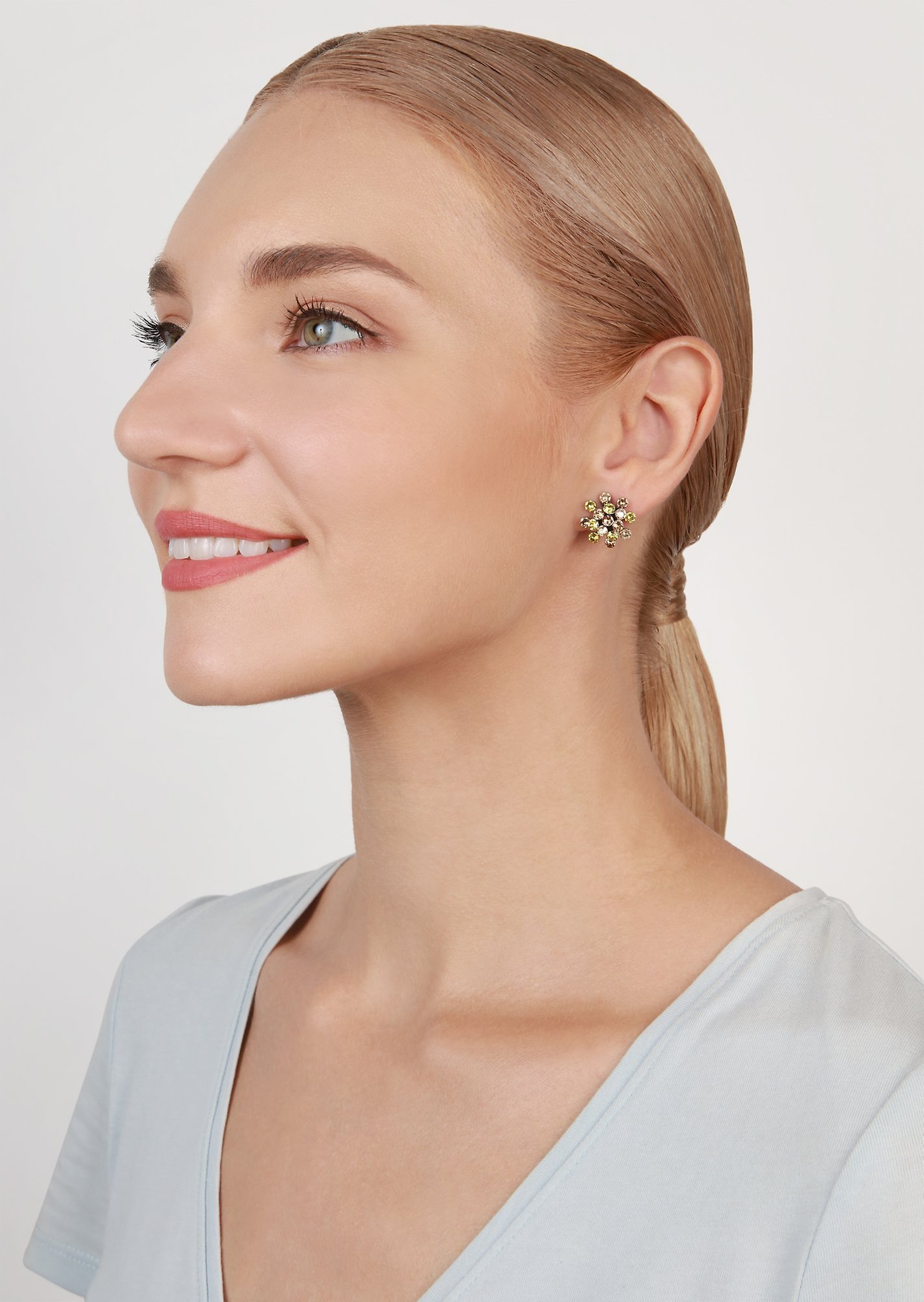 image pour Boucles d'oreilles Clip Magic Fireball Jaune  mini