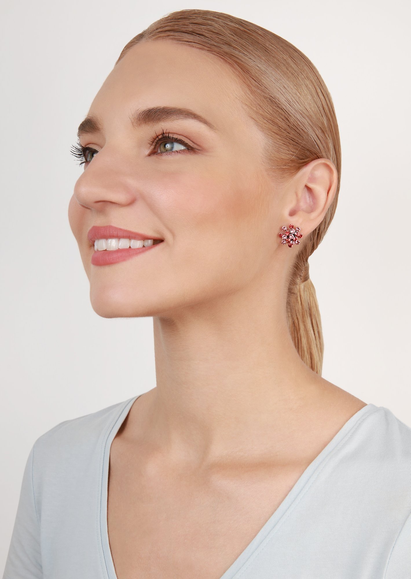 image pour Clou d'oreille Magic Fireball Coralline / Rose  mini