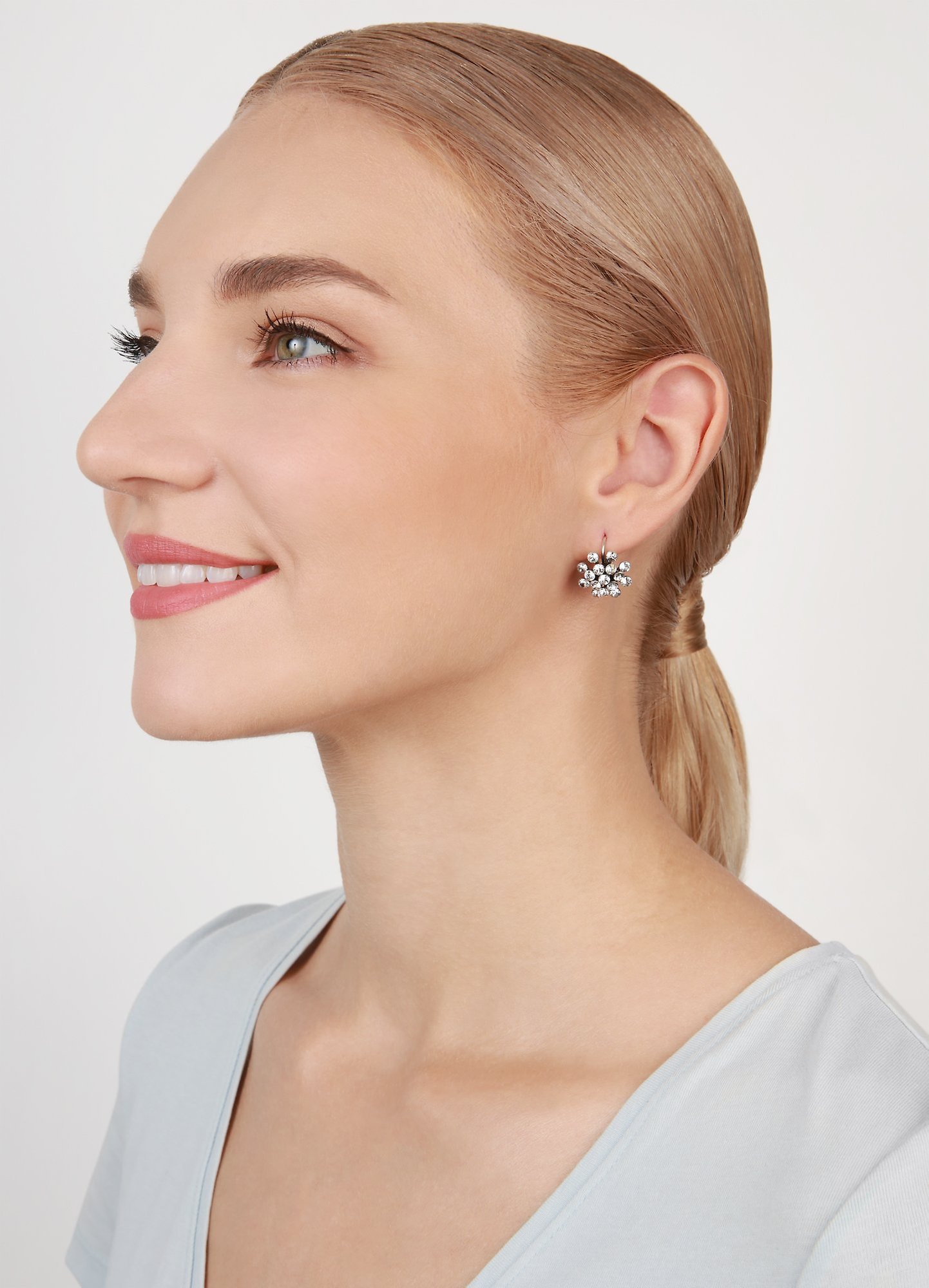 image for Earring Eurowire Magic Fireball White  mini