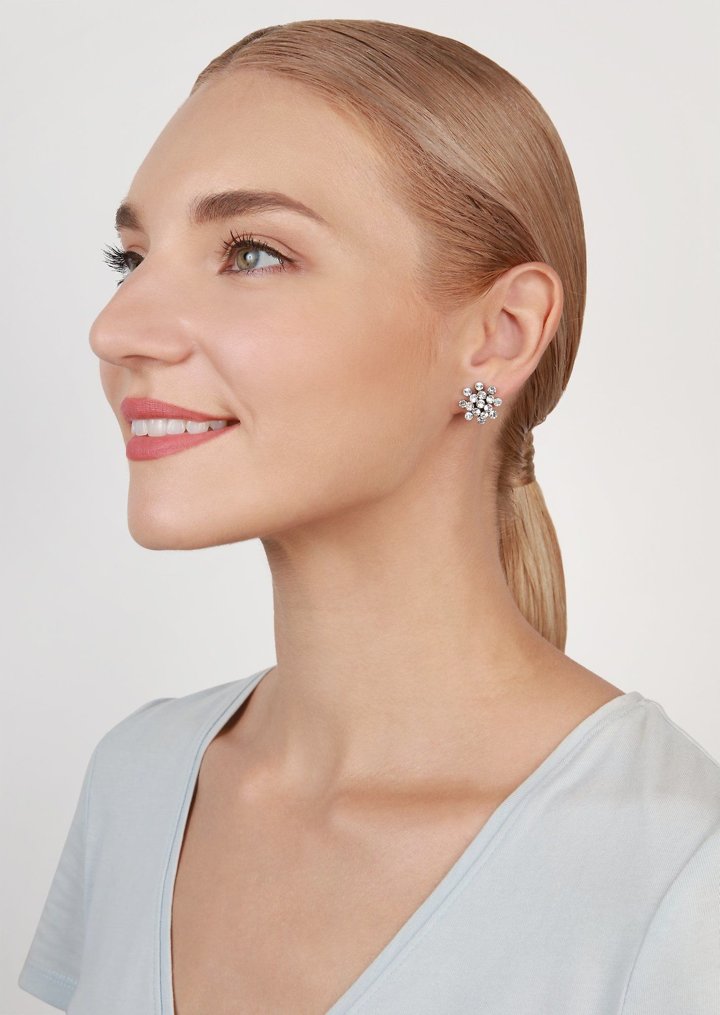 image pour Boucles d'oreilles Clip Magic Fireball Blanc  mini