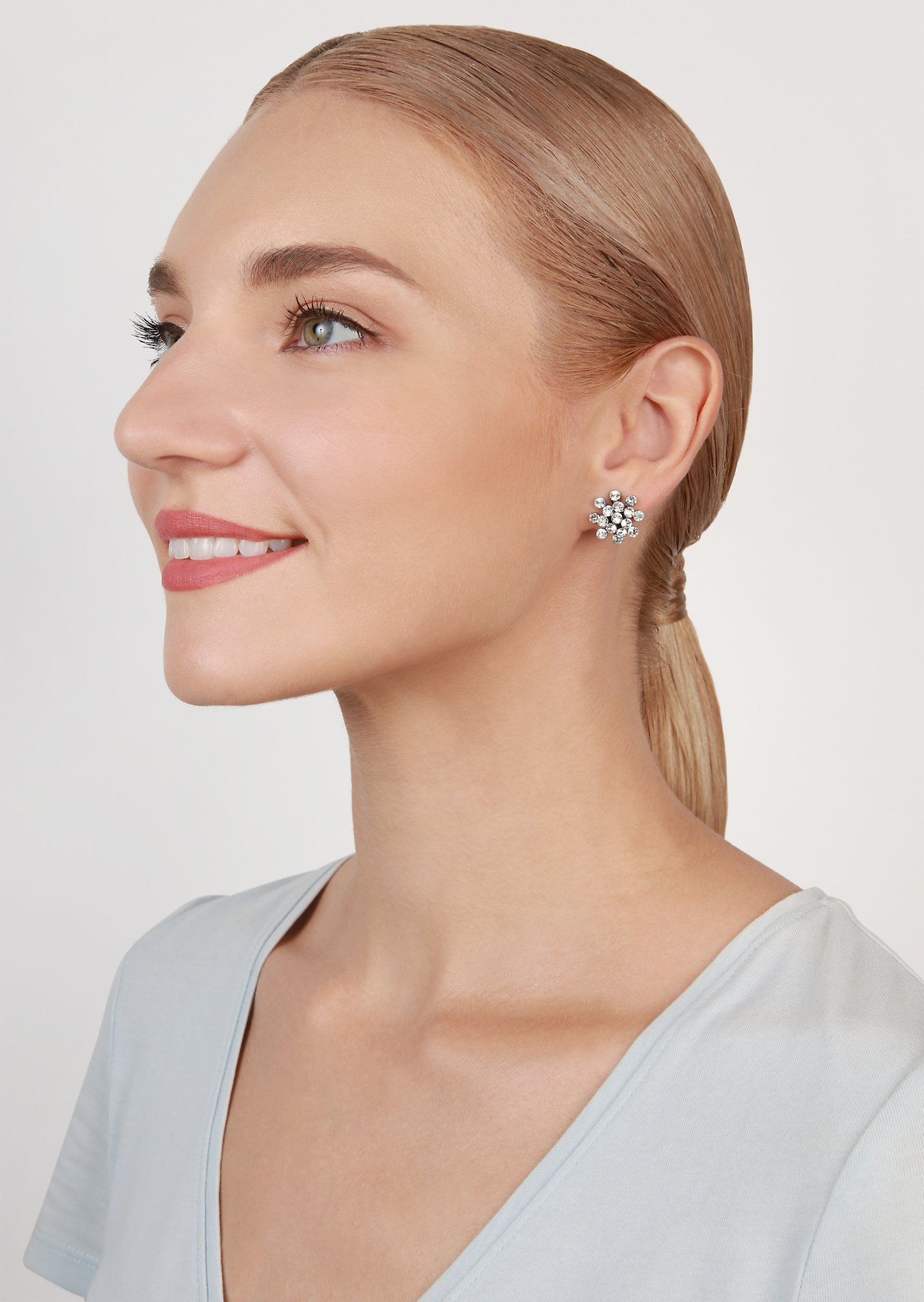 image for Earring Clip Magic Fireball White  mini