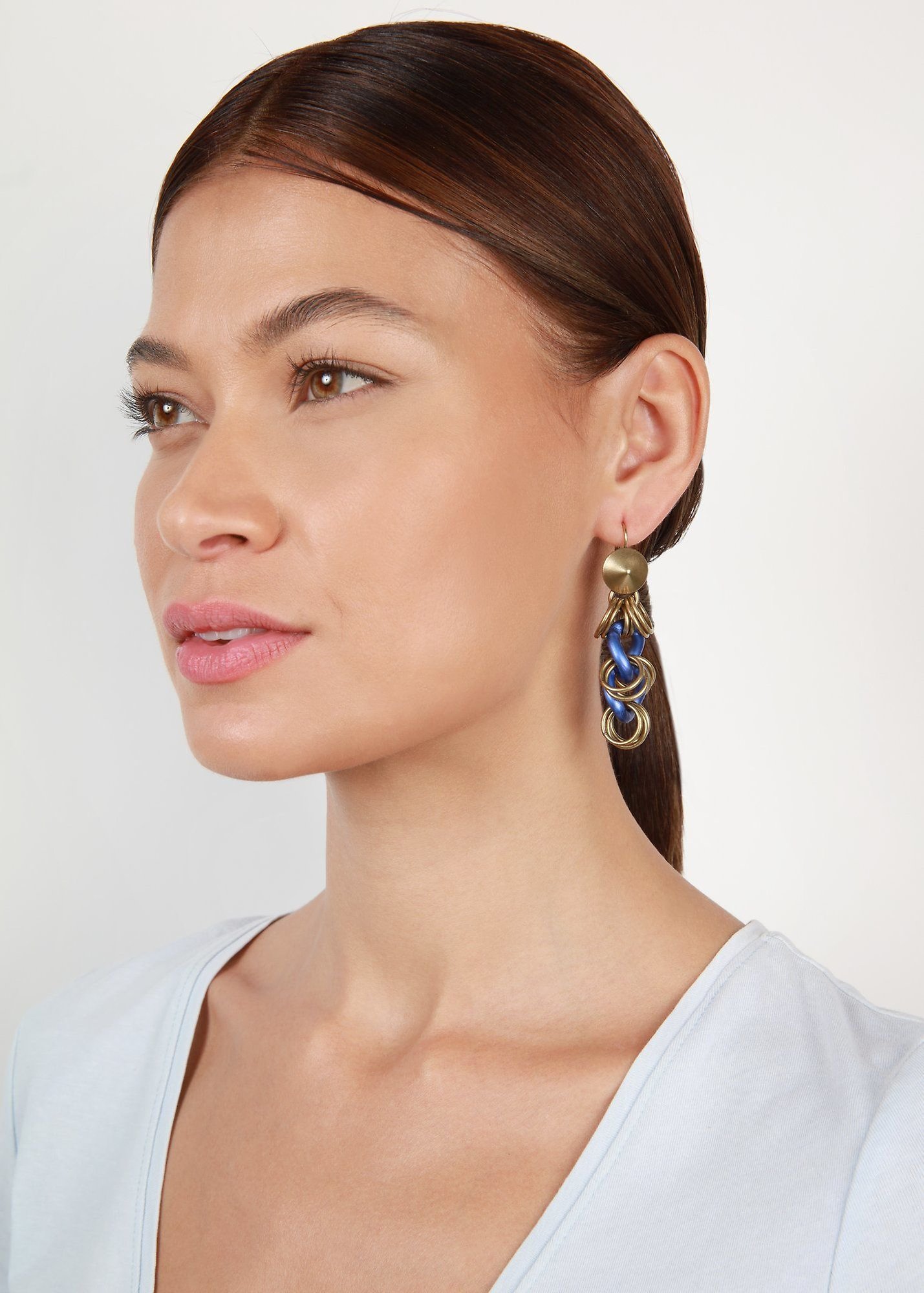 image pour Boucles d'oreilles Eurowire pendantes Unchained Bleu / Lila  
