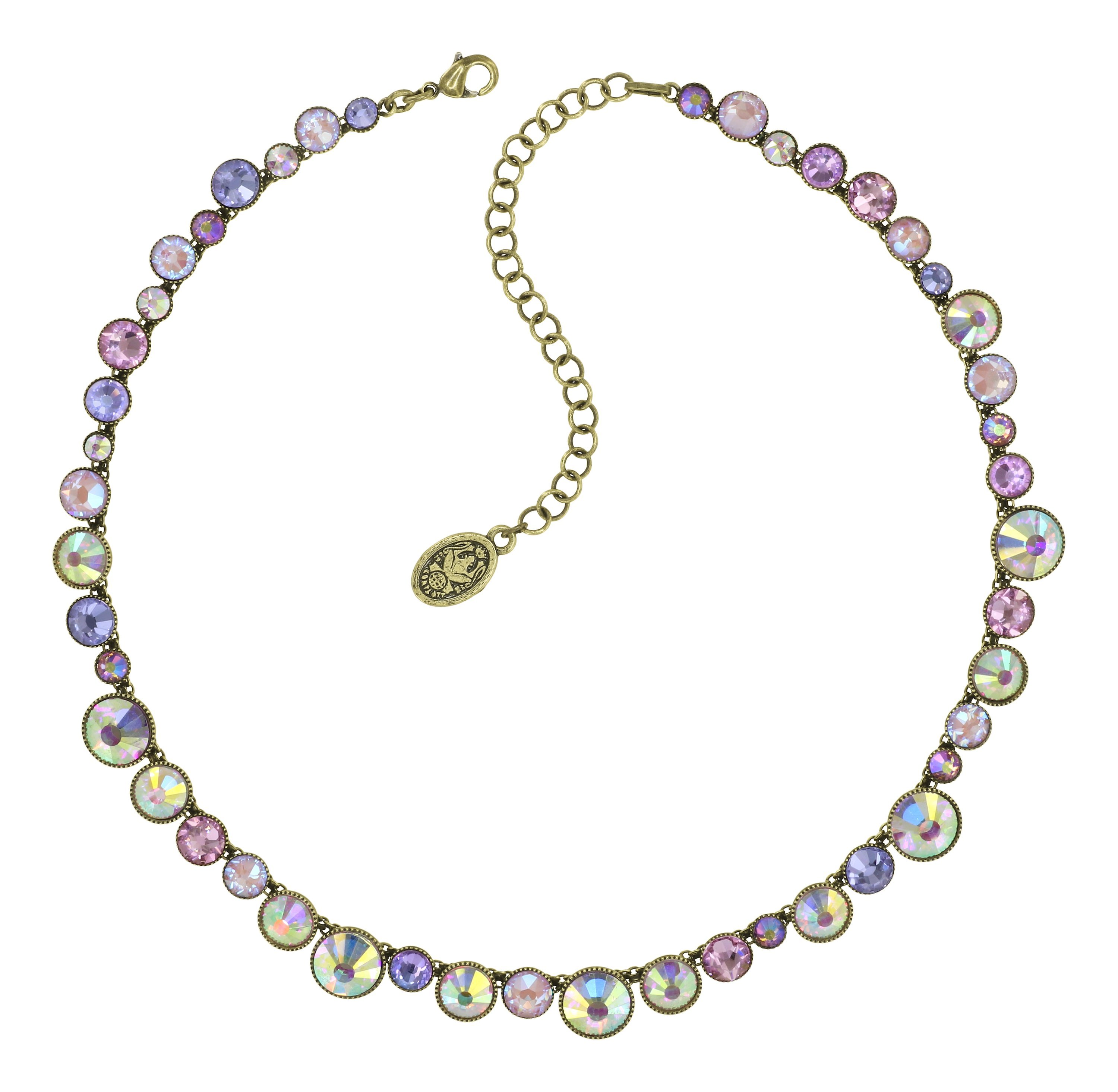 image for Necklace Water Cascade Glam Lila  