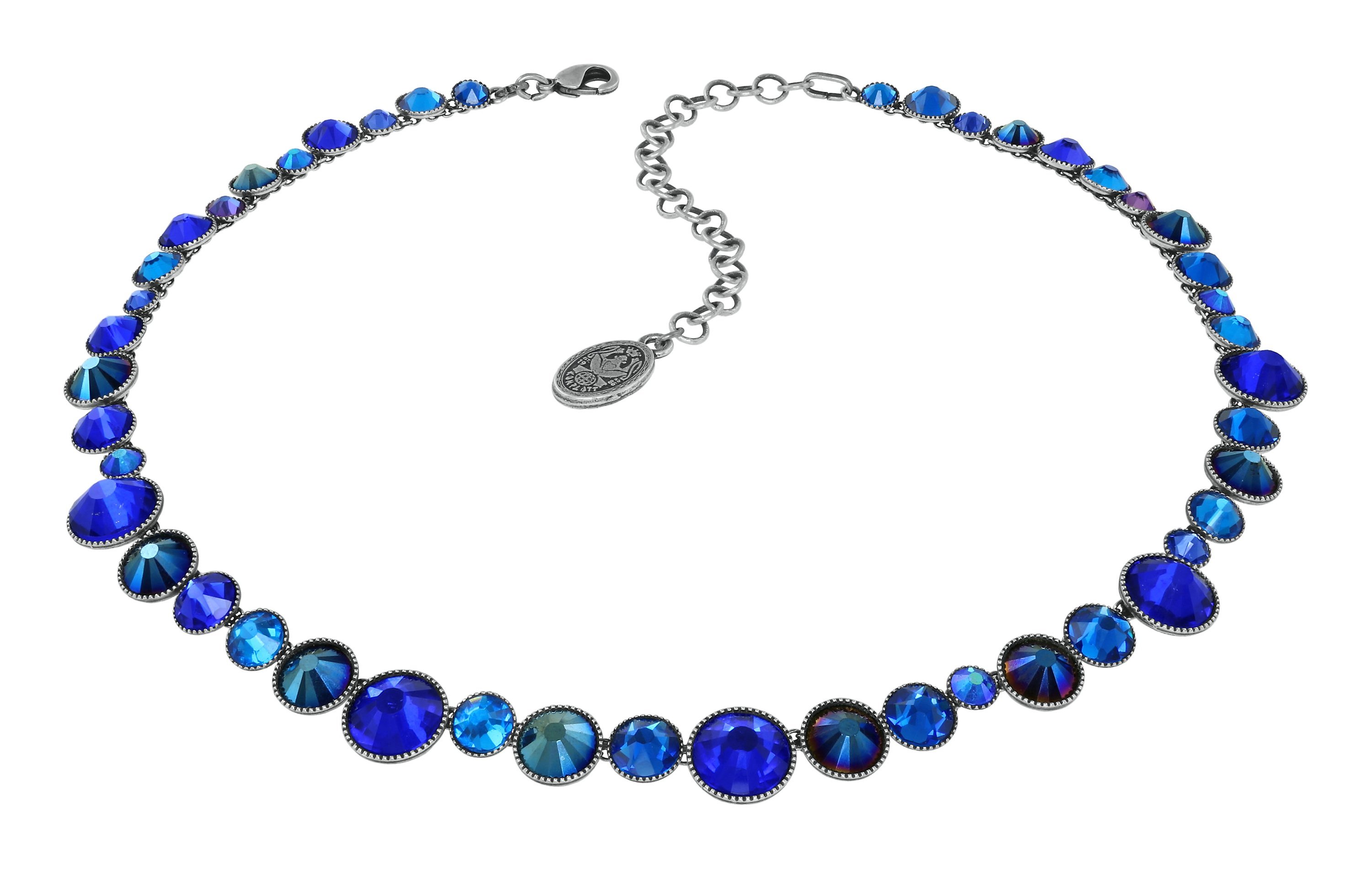 image for Necklace Water Cascade Glam Dark Blue  