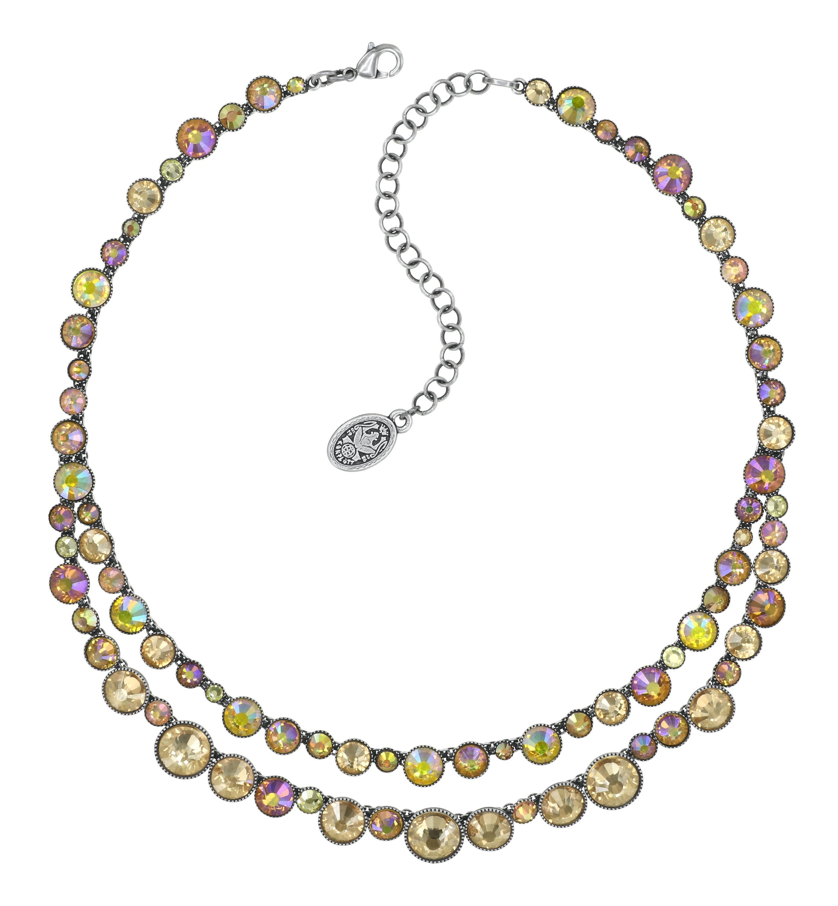 Bild für Halskette Water Cascade Glam Gelb  