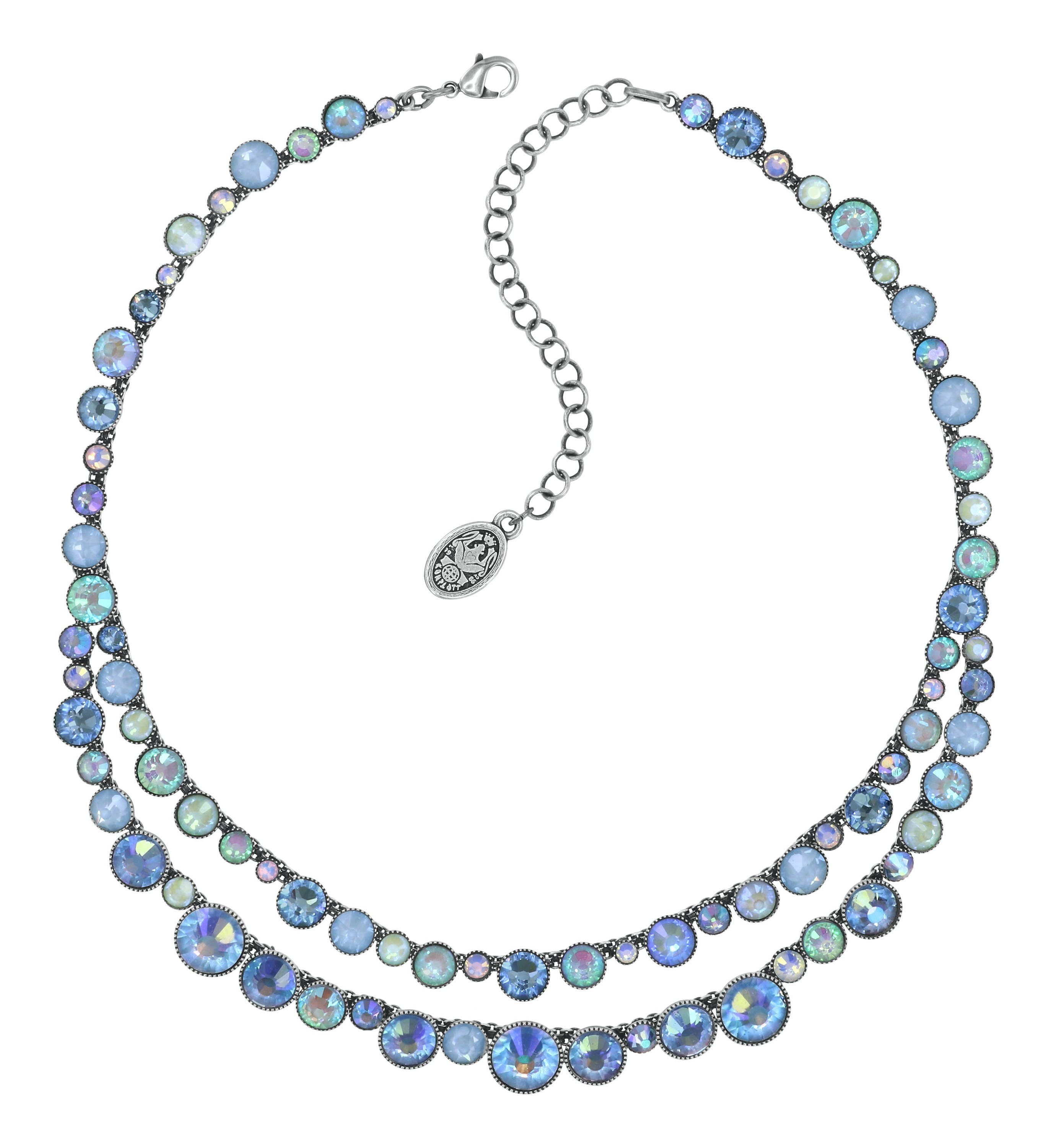 image for Necklace Water Cascade Glam Light Blue  