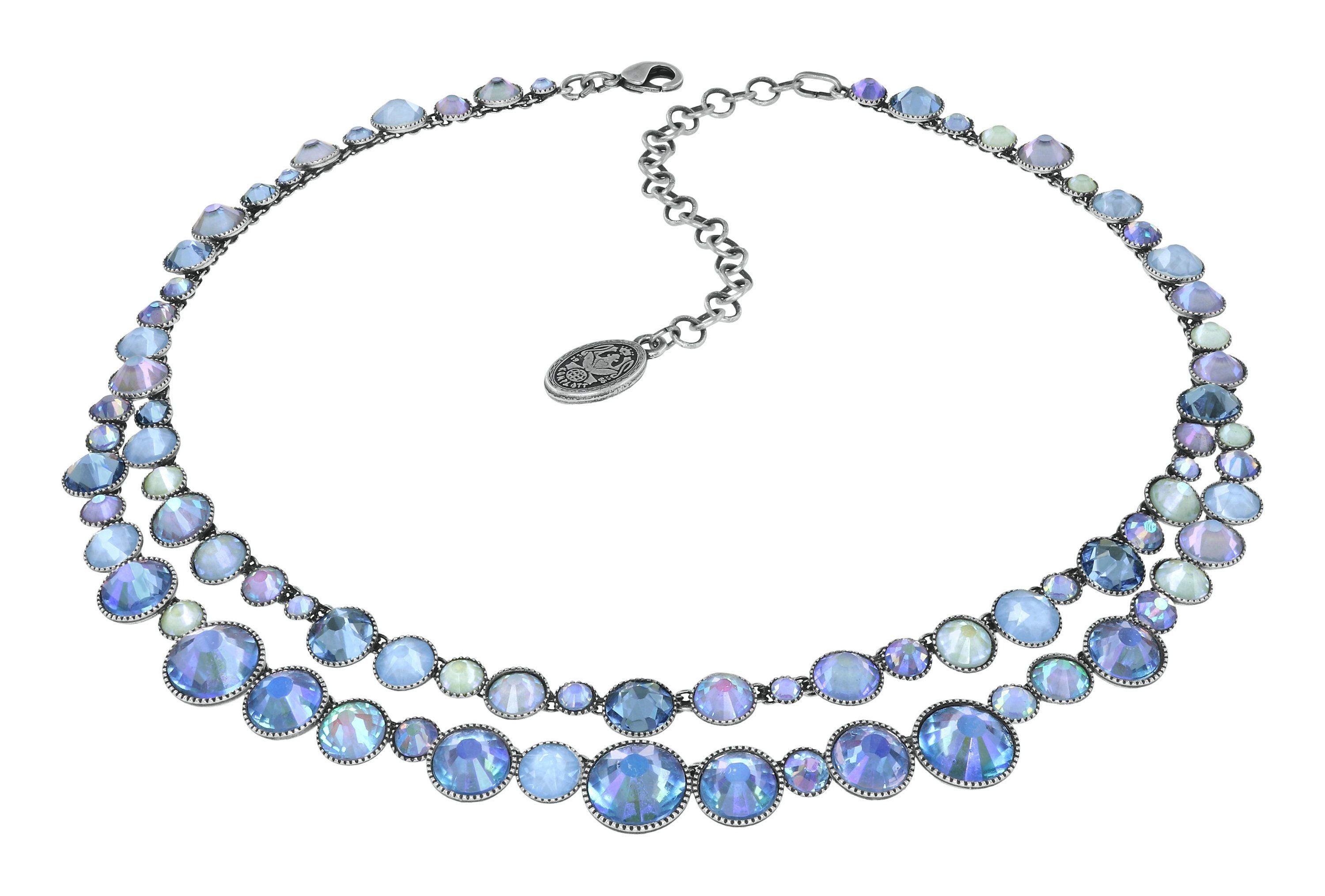 image for Necklace Water Cascade Glam Light Blue  