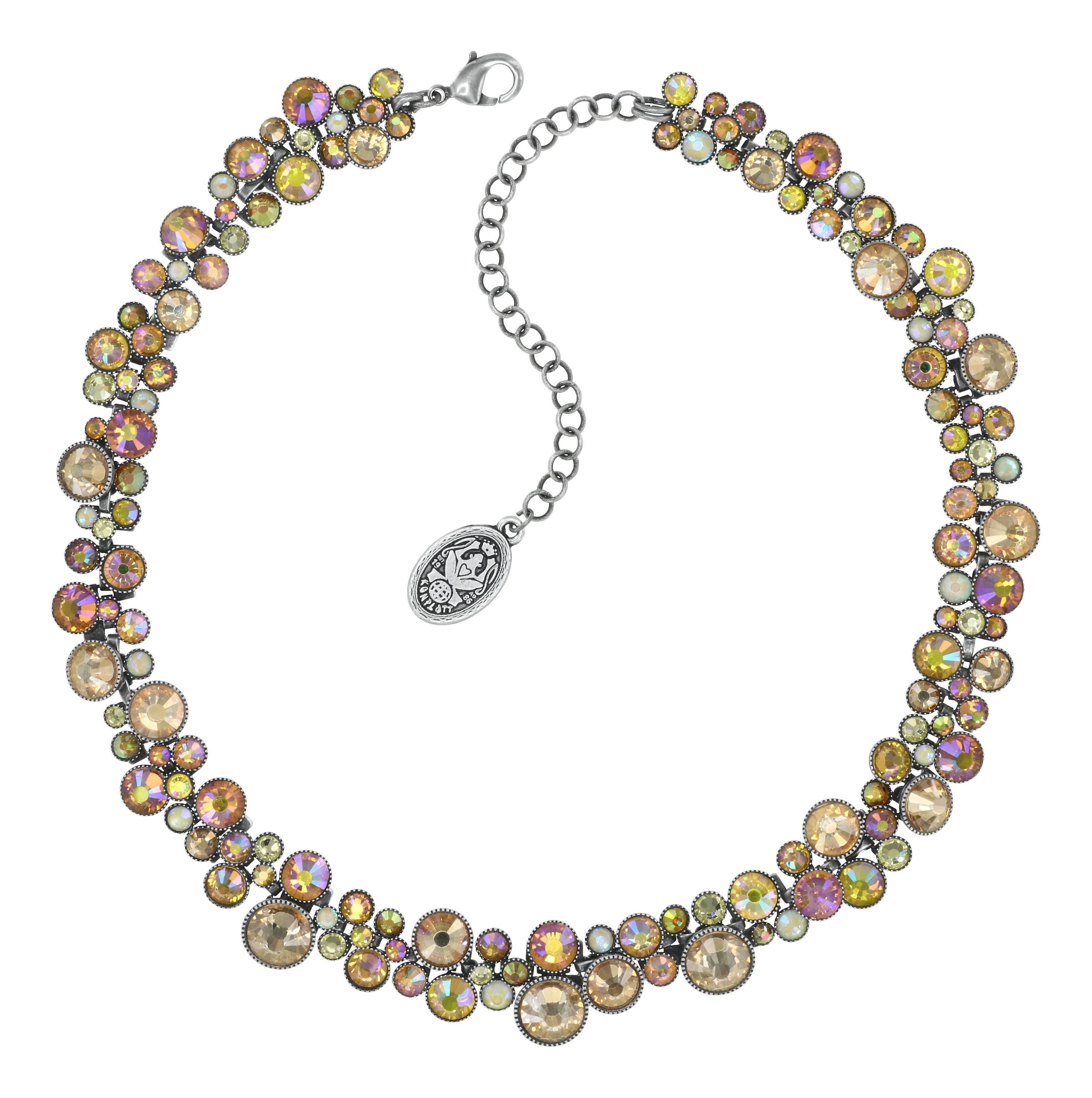 image for Necklace Water Cascade Glam Yellow  