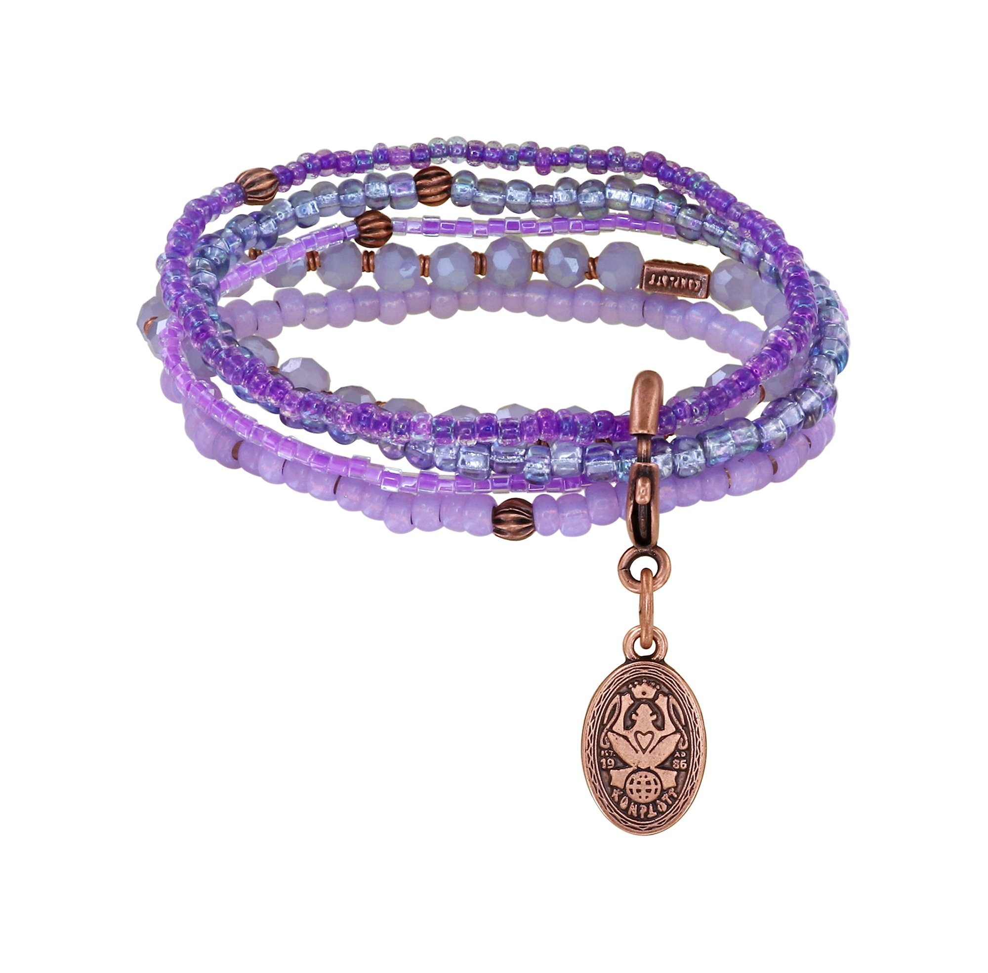 Bild für Armband elastisch Petit Glamour d´Afrique Lila  