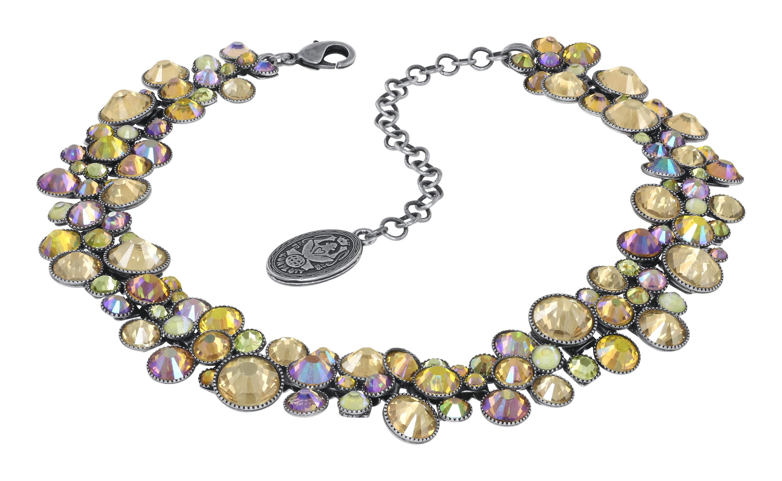 Bild für Choker Collier Water Cascade Glam Gelb  