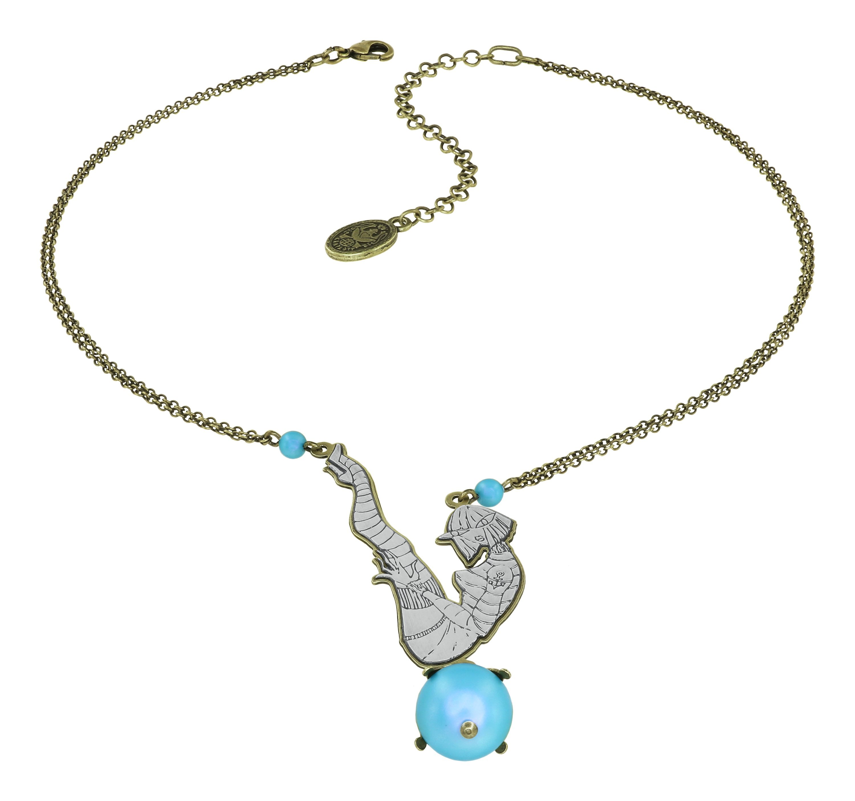 image pour Collier My Bonnie Is Over The Ocean Bleu  