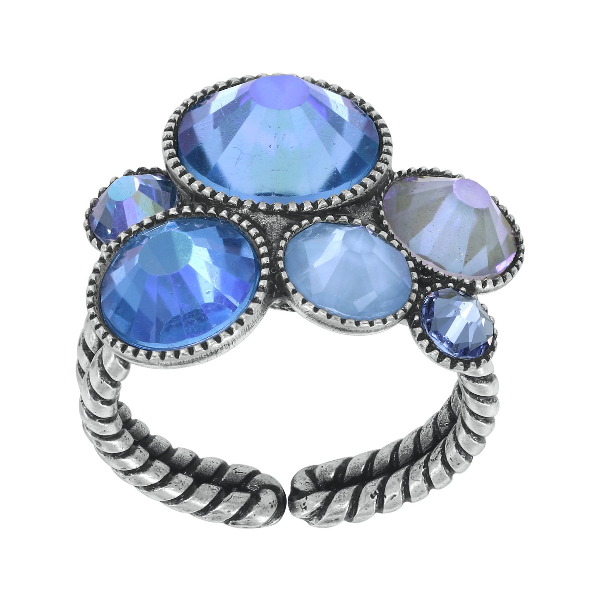 Bild für Ring Water Cascade Glam Hellblau  