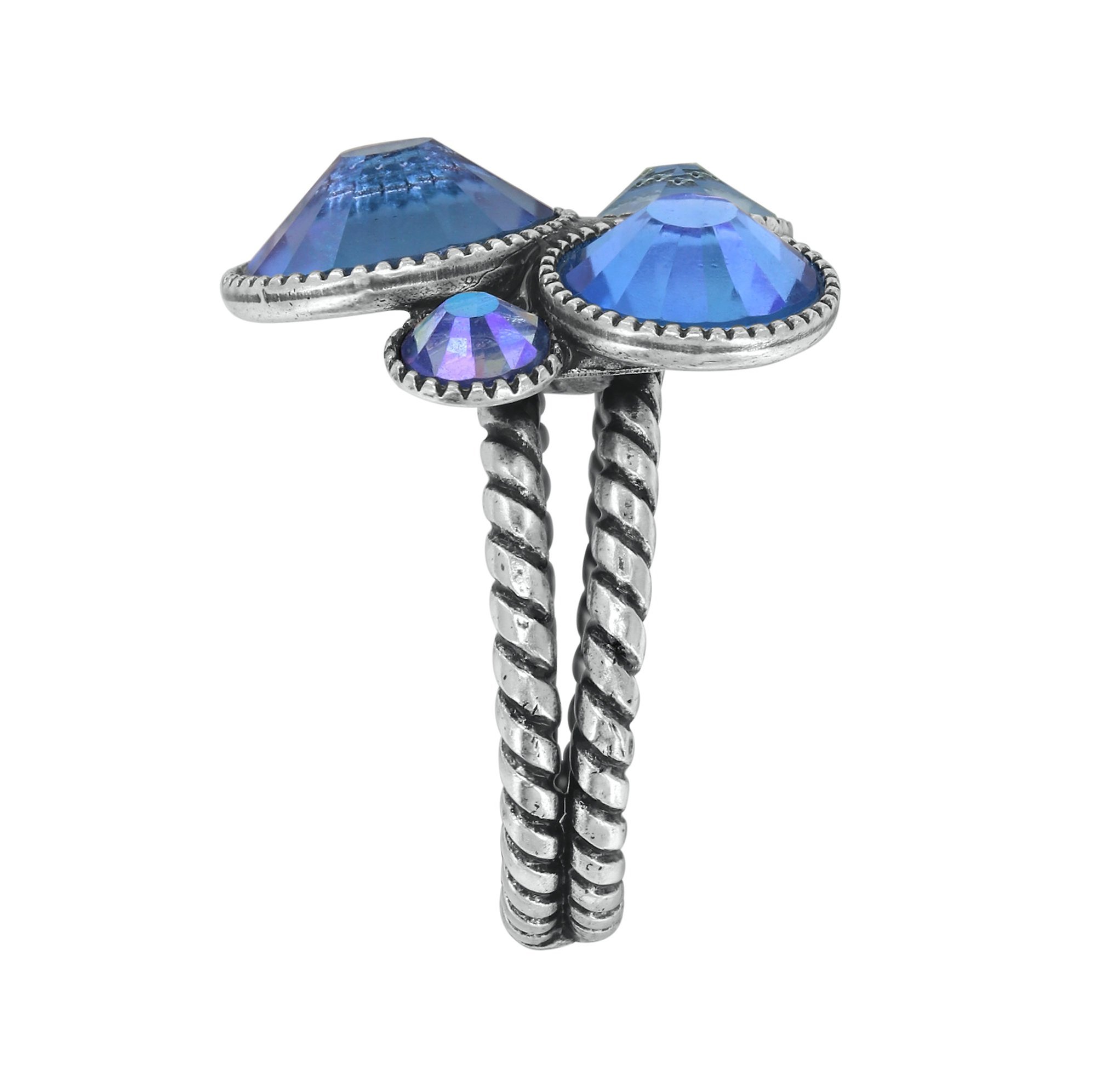 Bild für Ring Water Cascade Glam Hellblau  