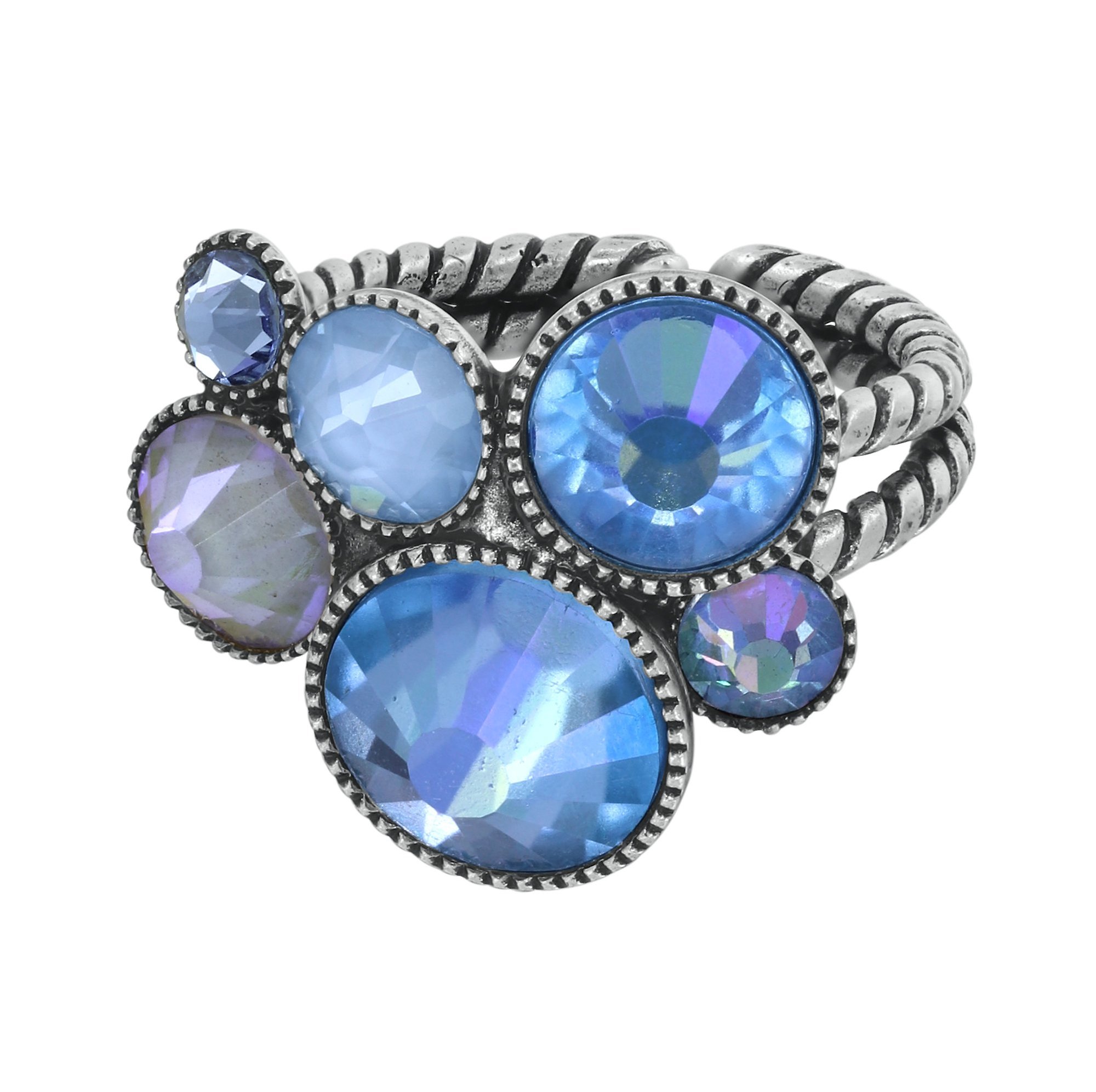 image for Ring Water Cascade Glam Light Blue  