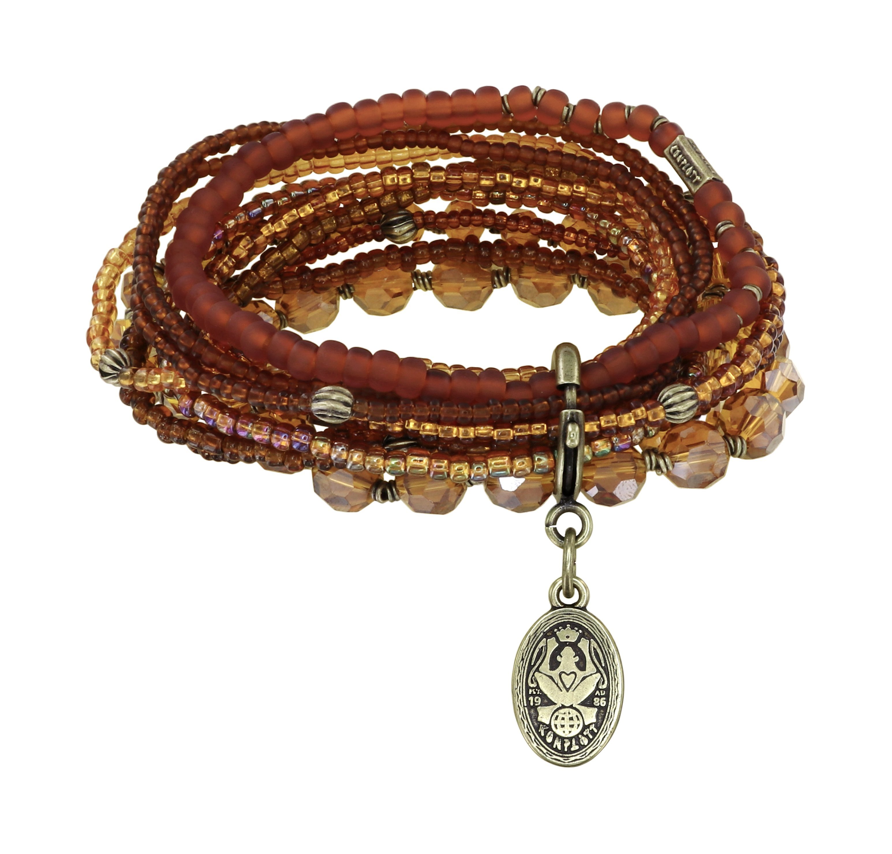 Bild für Armband elastisch Petit Glamour d´Afrique Braun  