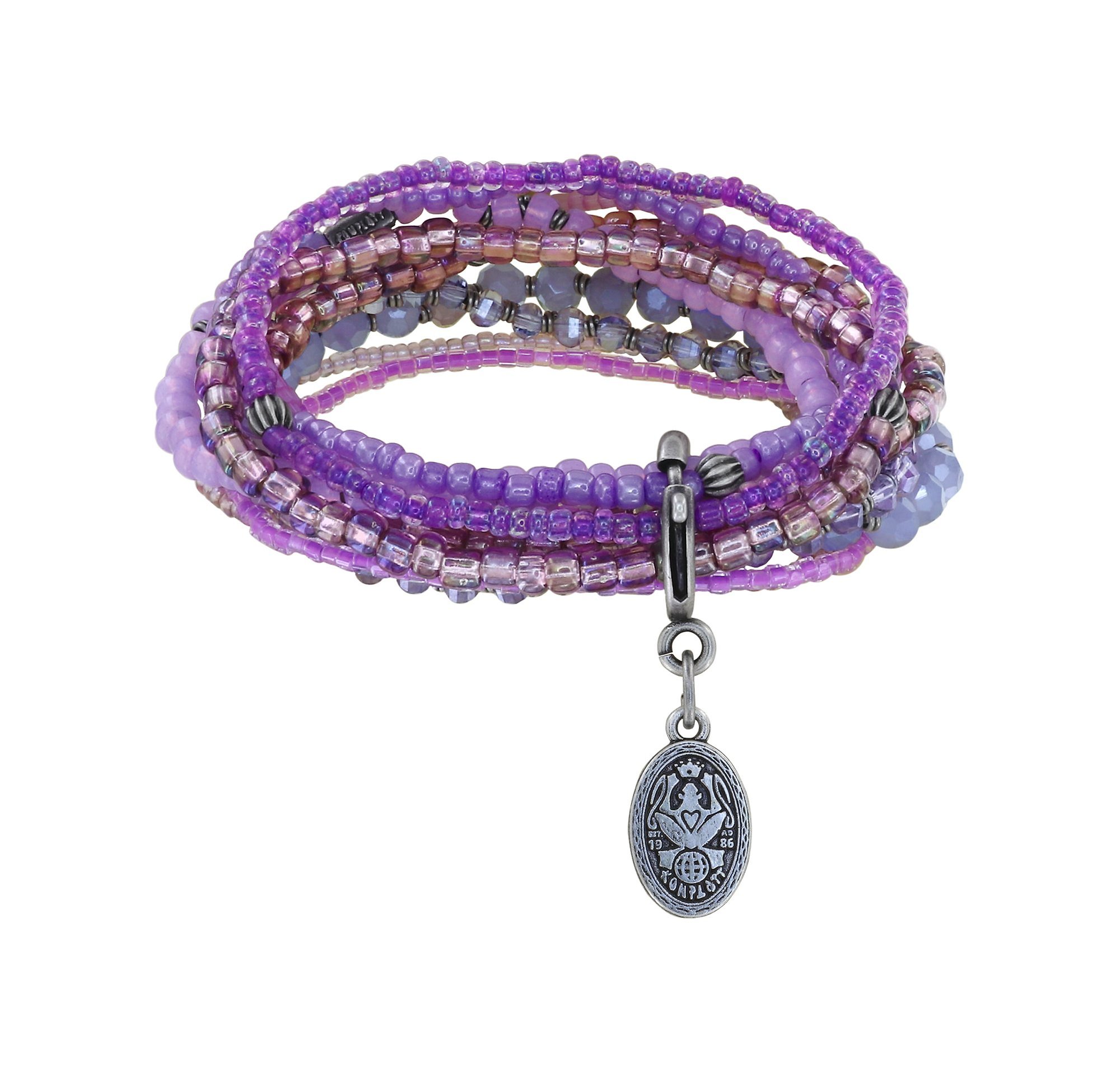 Bild für Armband elastisch Petit Glamour d´Afrique Lila  