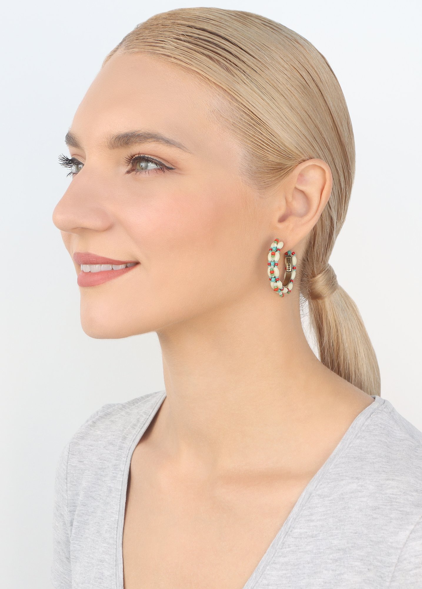 image for Creole Earrings African Kiss Multi  