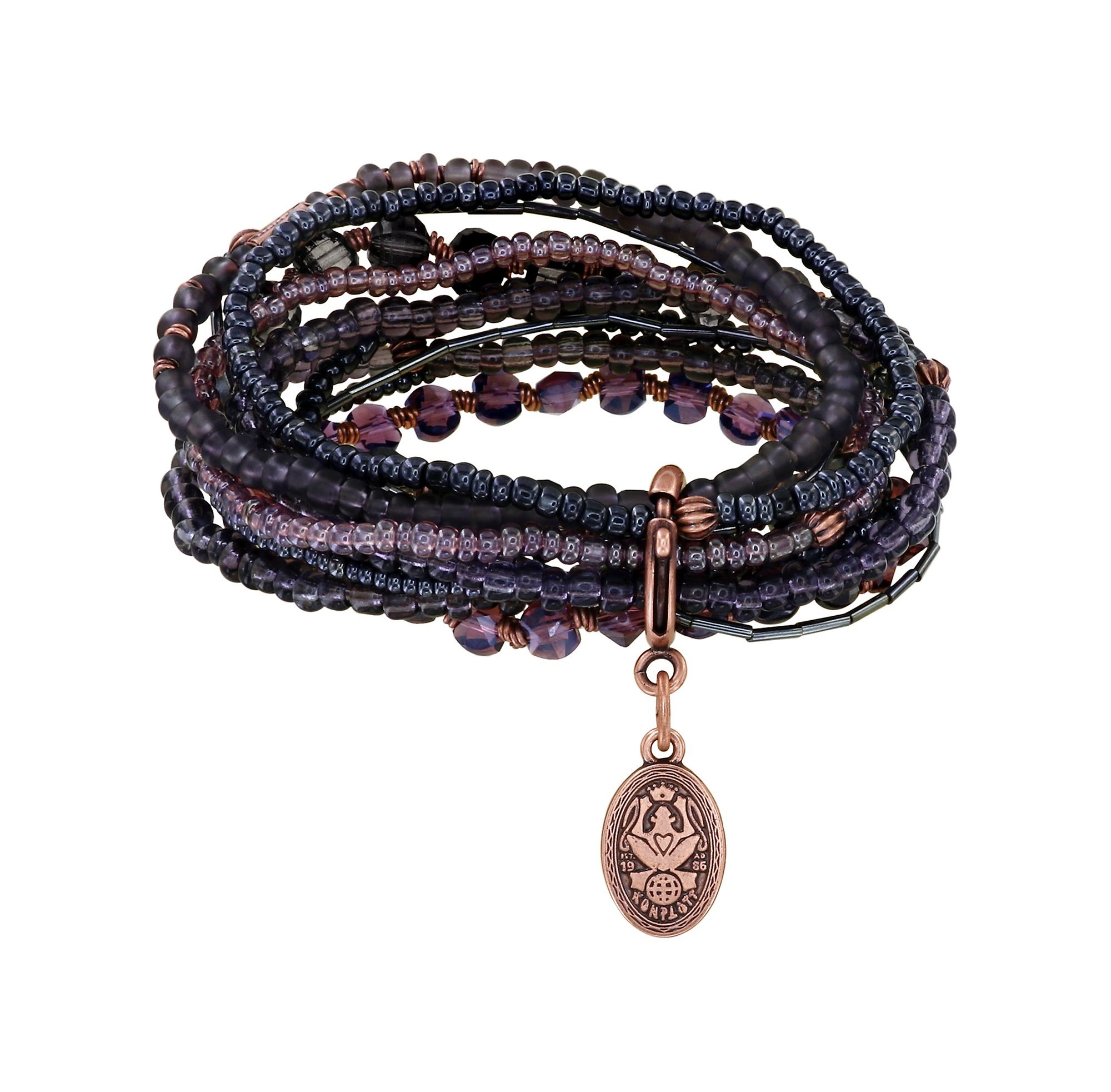 Bild für Armband elastisch Petit Glamour d´Afrique Schwarz  