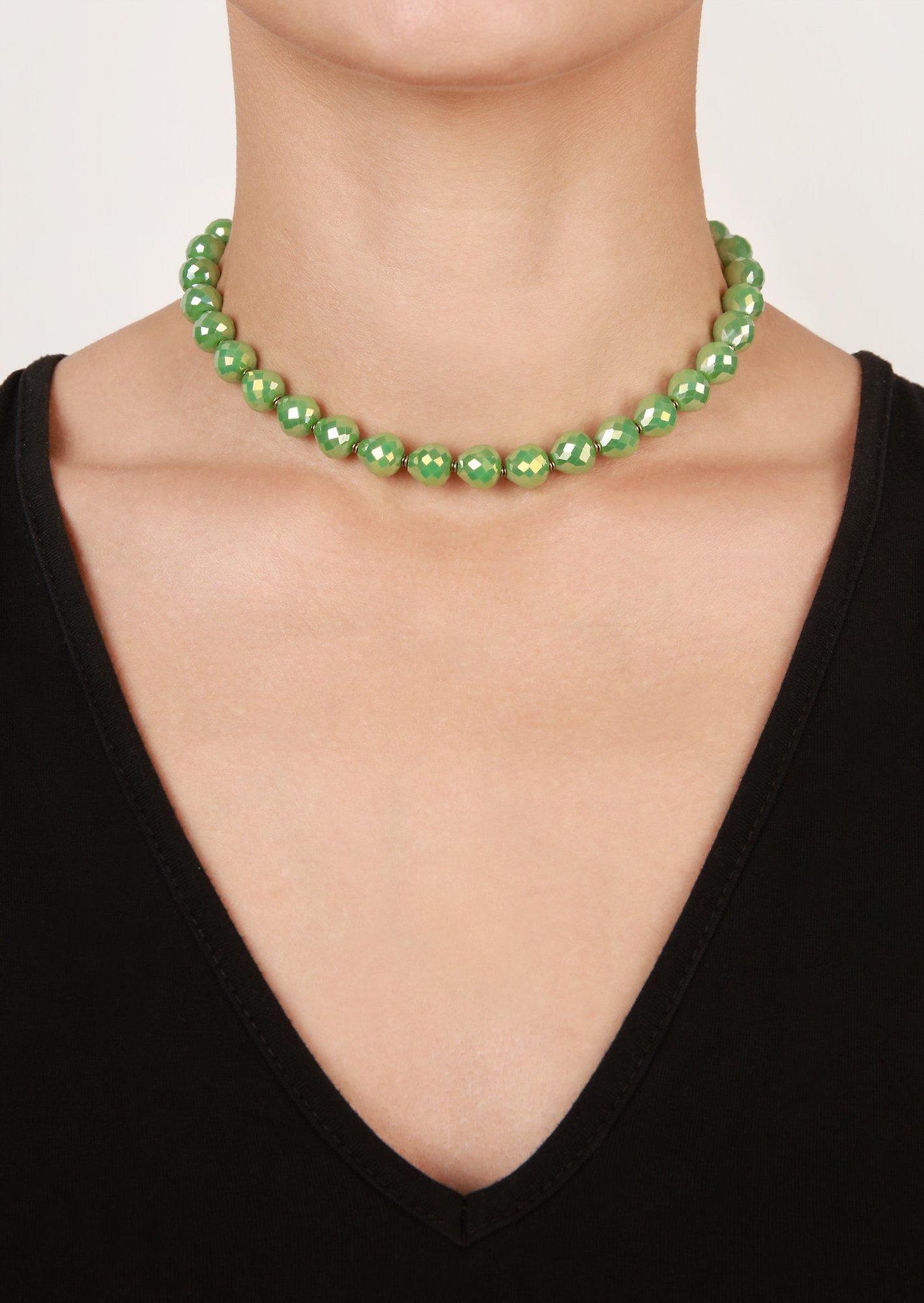 image for Necklace Merry Go Round Green  